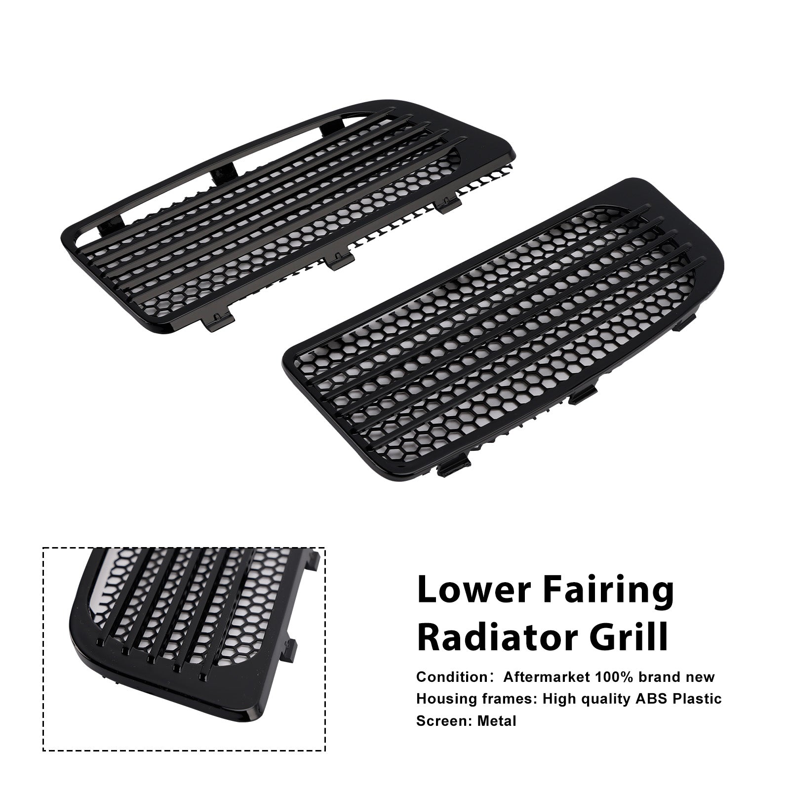 Lower Fairing Radiator Grill Fit For Road Glide King FLHR Special FLTRXS