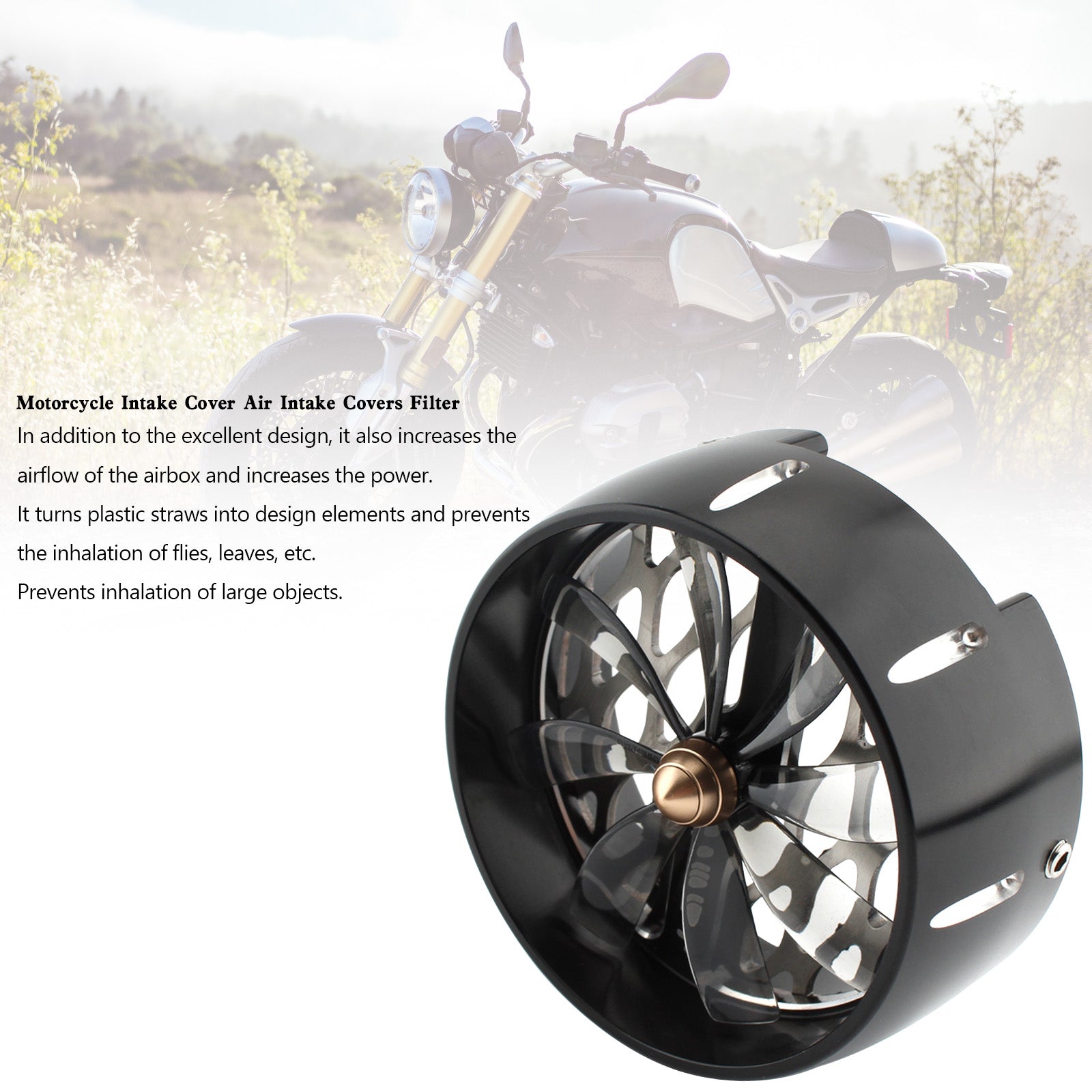 BMW r nove t nove t r9t tampa de entrada de tampas de ar filtro