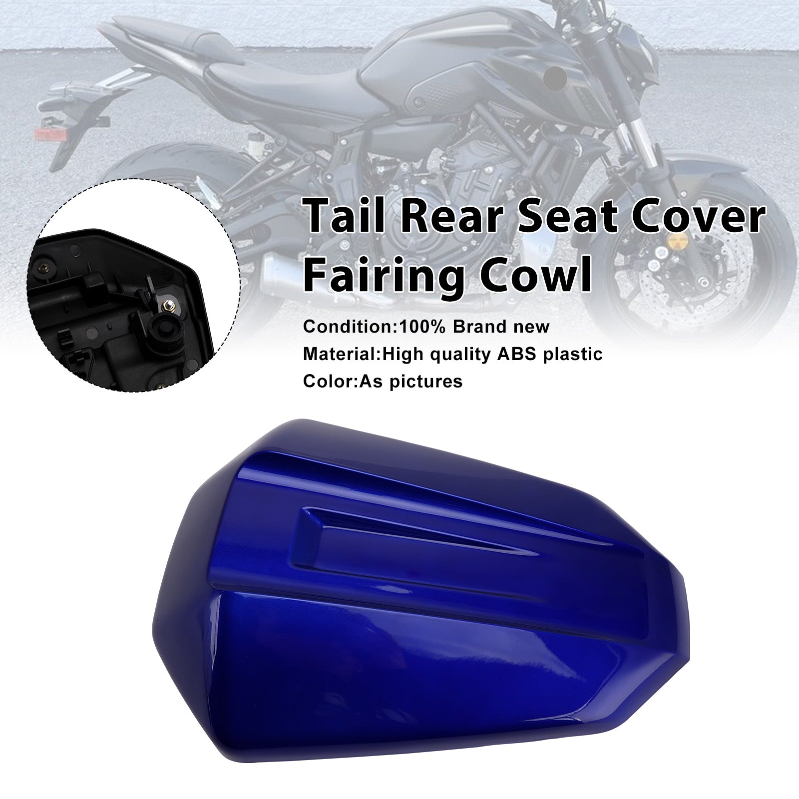 2025-2026 Yamaha MT-07 MT07 Tail Rear Seat Cover Fairing Cowl