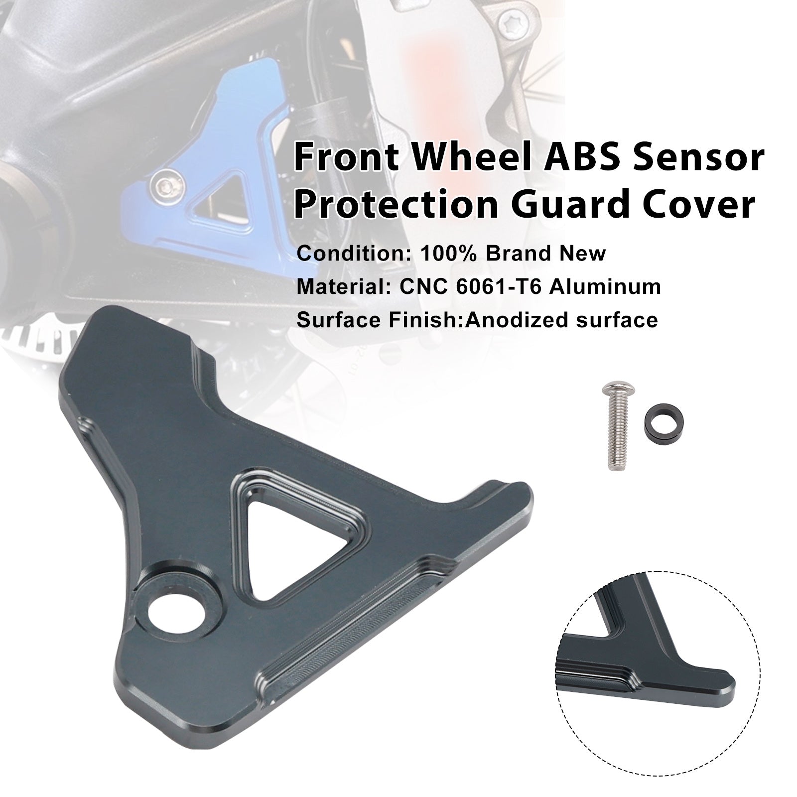 Garde de Protection de capteur ABS de roue avant pour BMW R1300GS/ADV 23-25