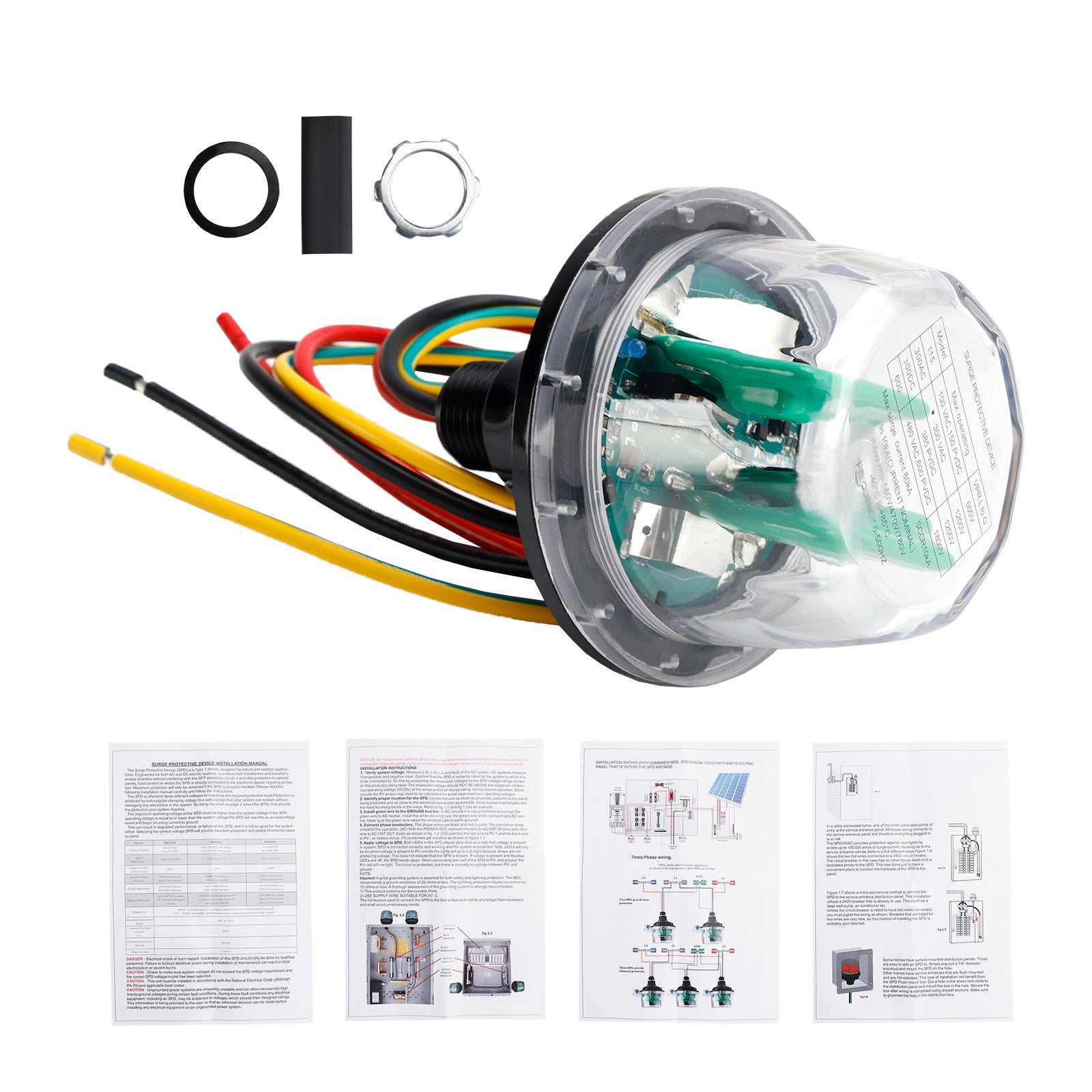 MNSPD-300-AC SOLAR SURGE PROTECTOR DE PROTECTOR 300VAC para Midnite Solar MNSPD-300-AC