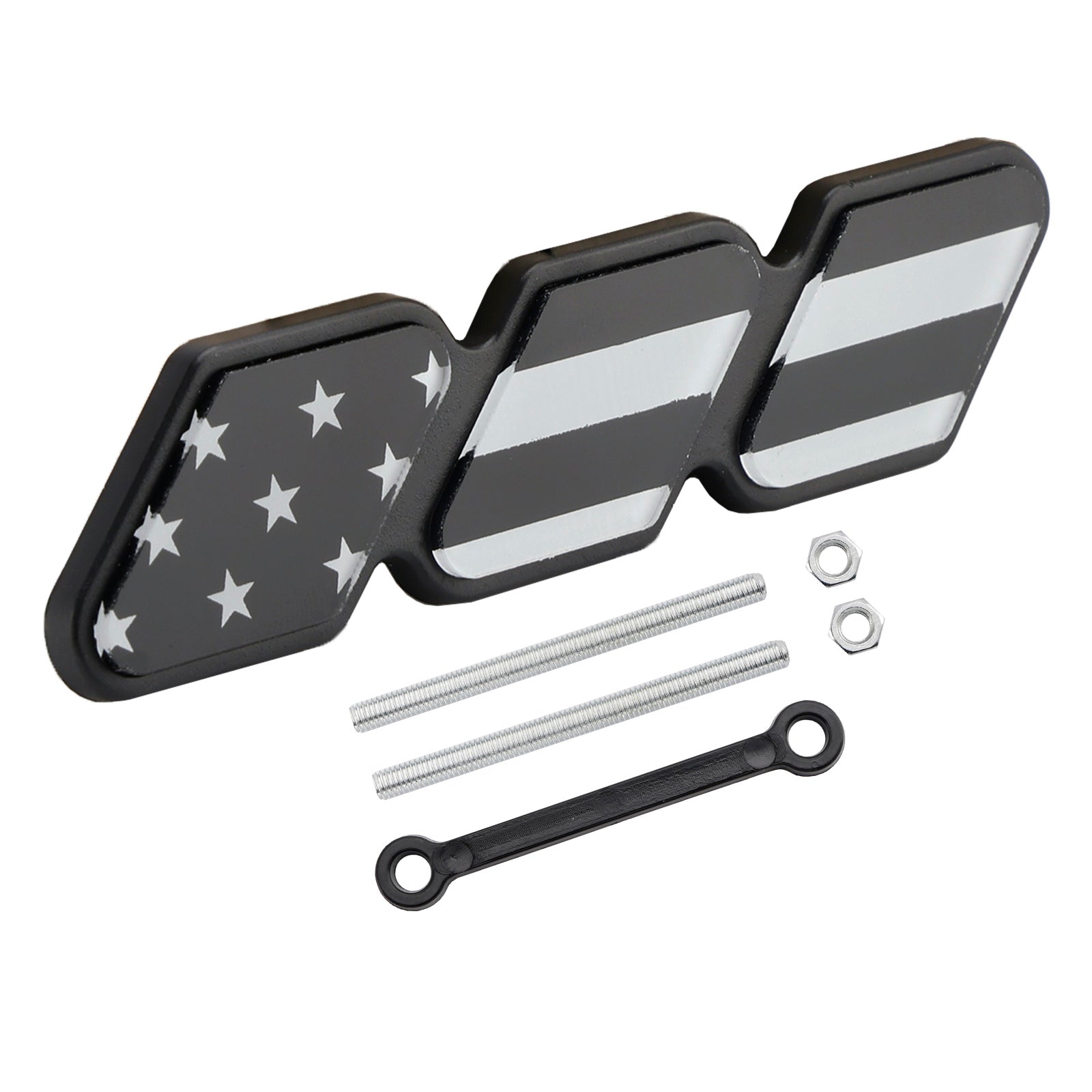 Tri-Color Grille Badge Emblem Car Accessories for Toyota Tacoma TRD Tundra RAV4