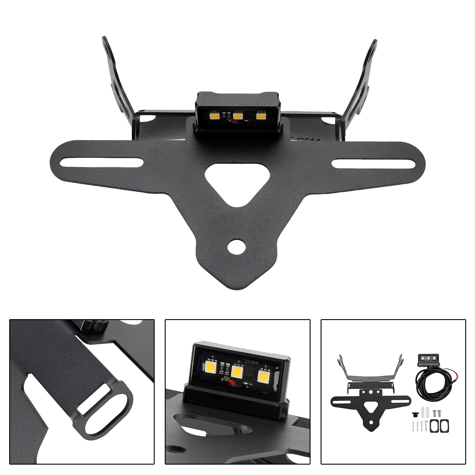 Registreringsskylthållare ramfäste passar för Honda CB650R CBR650R 2024-2025