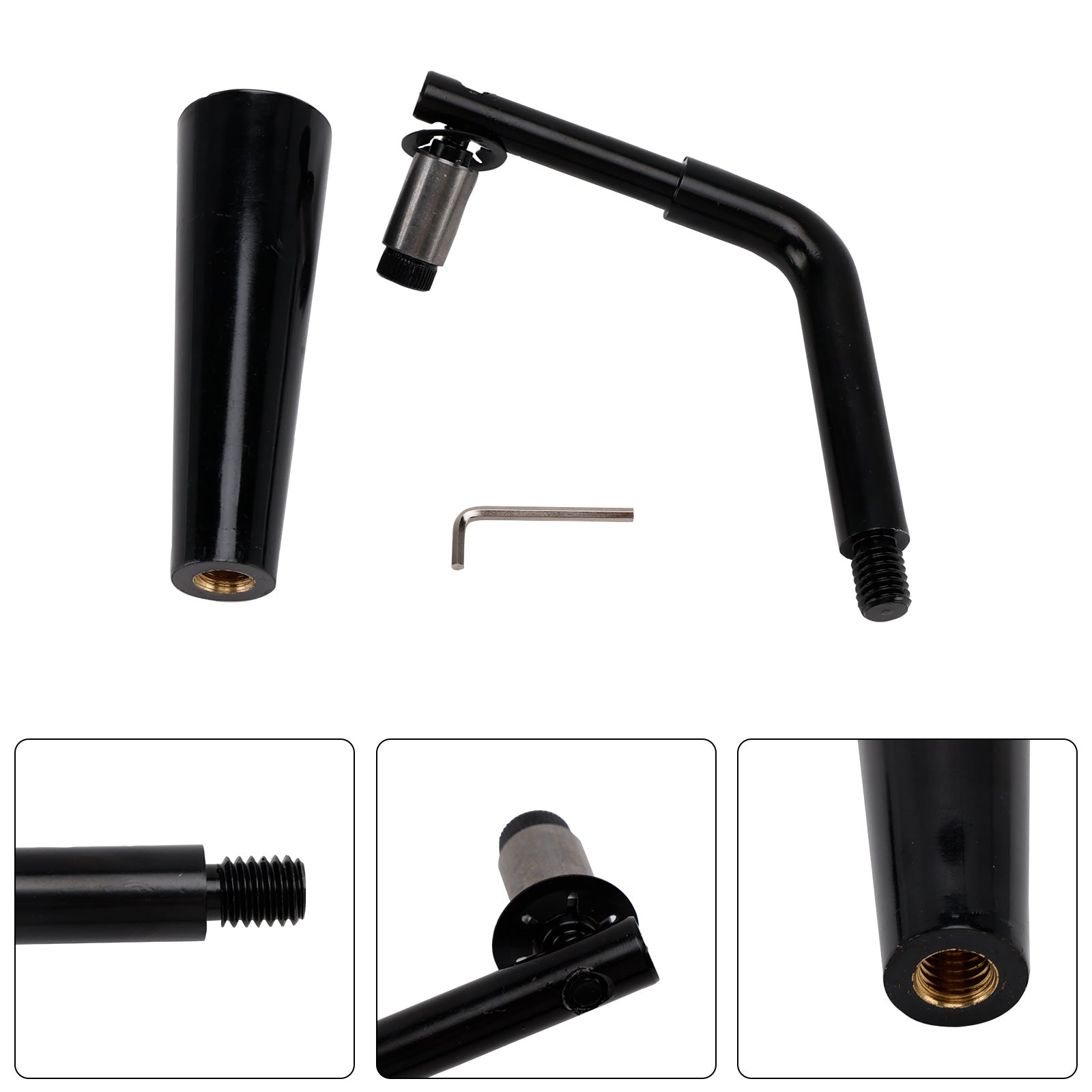 Quadra-Fire Stoves Outfitter-I/II Threaded Door Handle Assembly for PelPro Stoves PP60 PP70 PP130 PP150 PPC90 TSC90 Pleasant Hearth Stoves PH35PS PH50CABPS PH50PS # SRV7093-024D