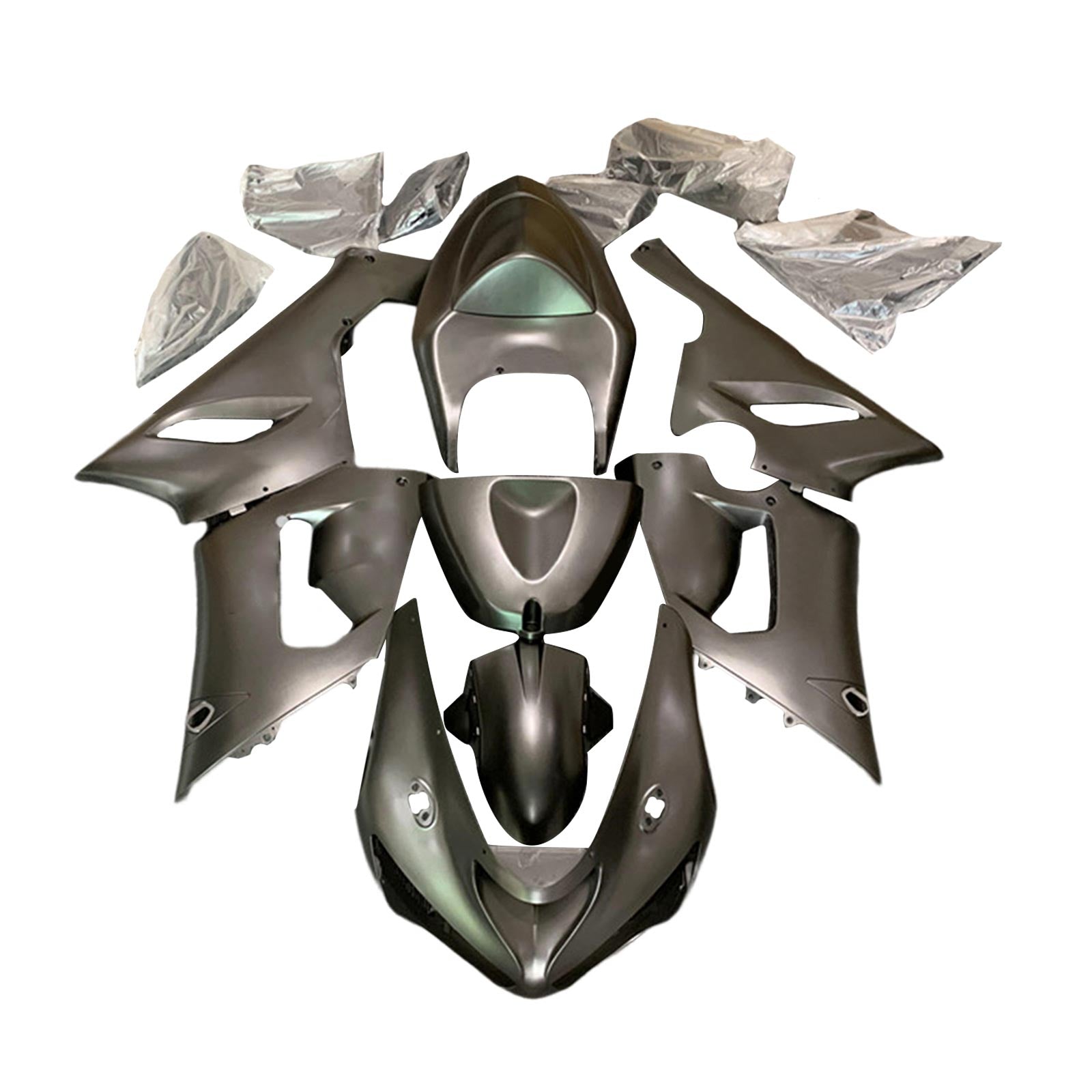 2005-2006 KAWASAKI ZX6R 636 Kit de carénage Bodywork Plastic Abs