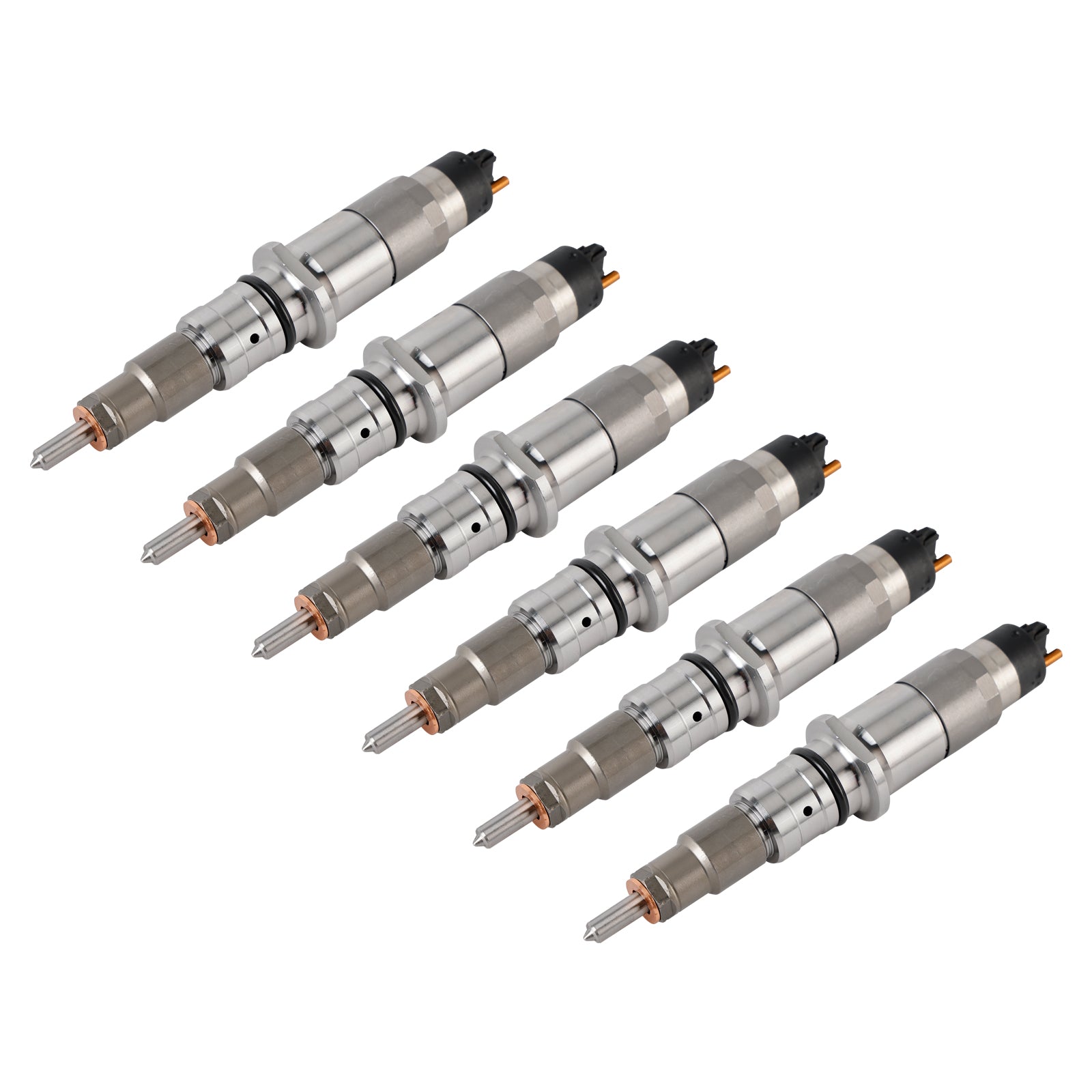 6Pcs Fuel Injector For Komatsu PC200-8 Cummins Engine QSB6.7 0445120231 5263262