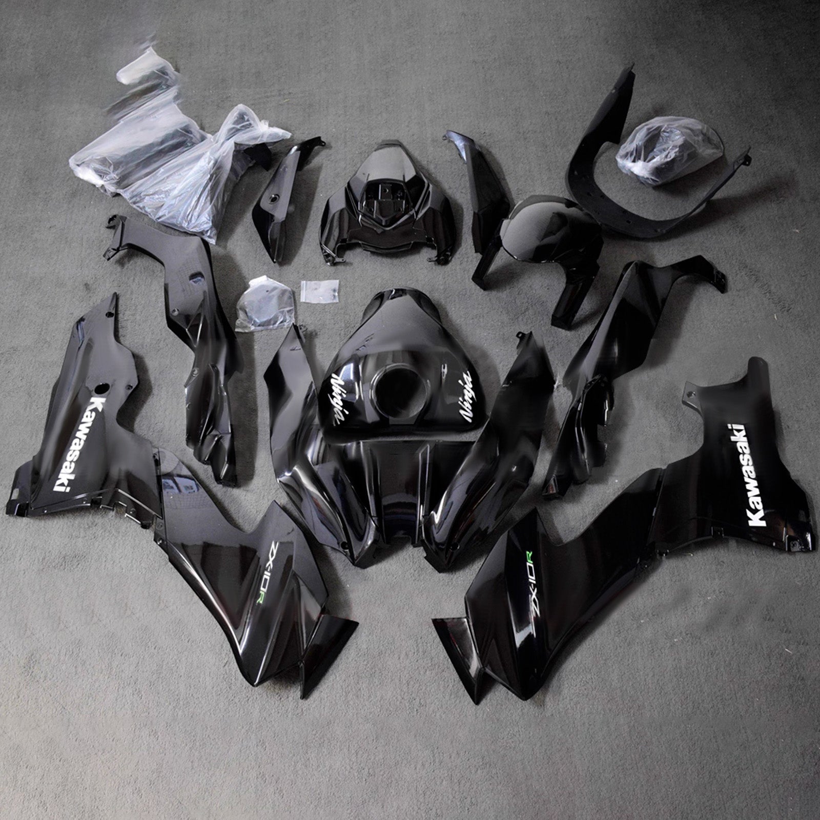 Kit carenatura iniezione Carrozzeria ABS adatto per Kawasaki ZX-10R ZX-10RR 2021-2025