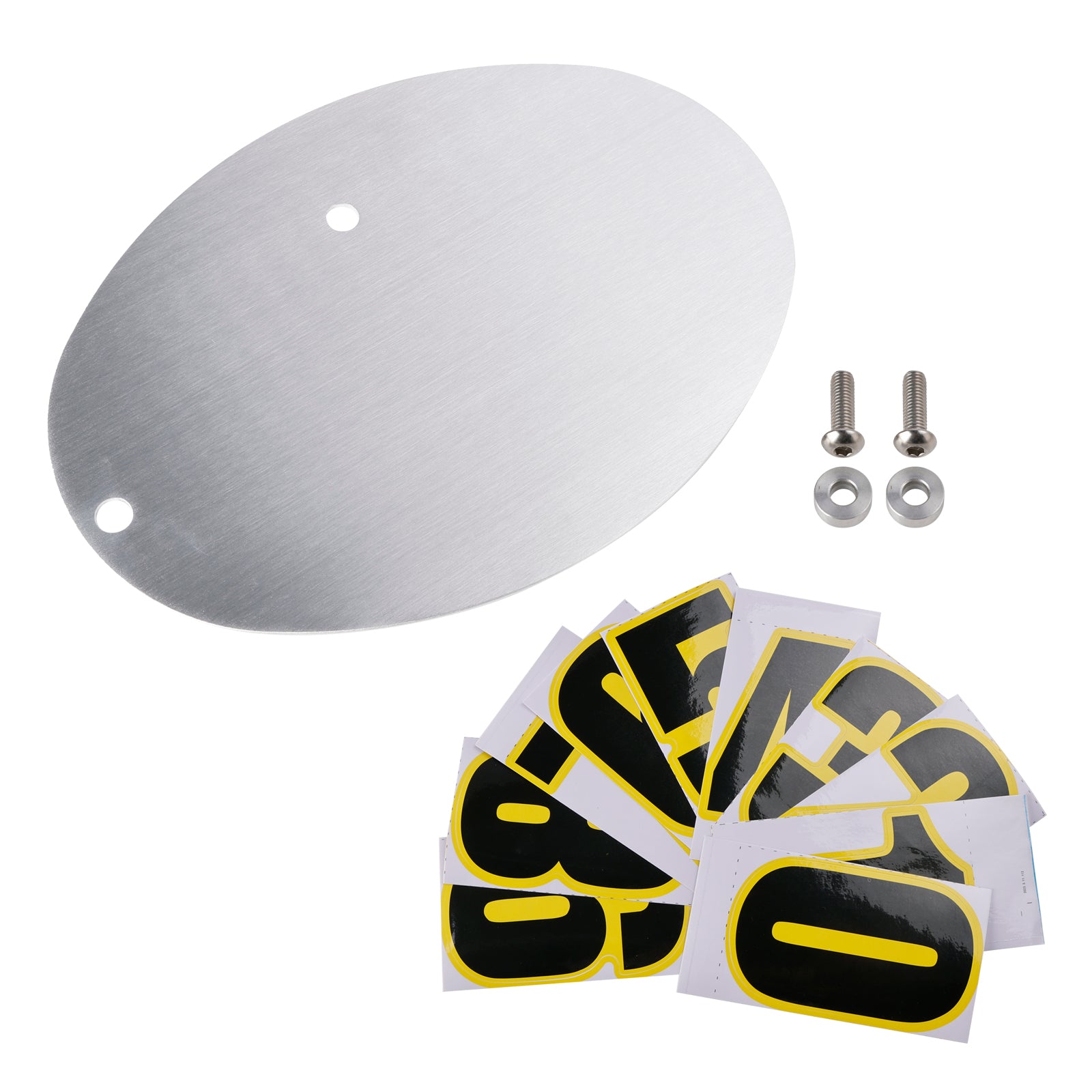 Plaque d'immatriculation de moto universelle bricol