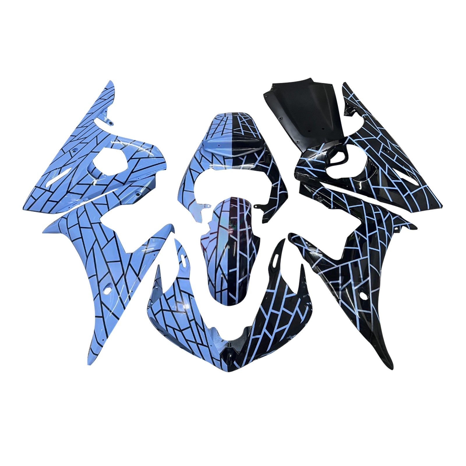 Injectiekuipkit carrosserie voor Yamaha YZFR6 YZF-R6 2005