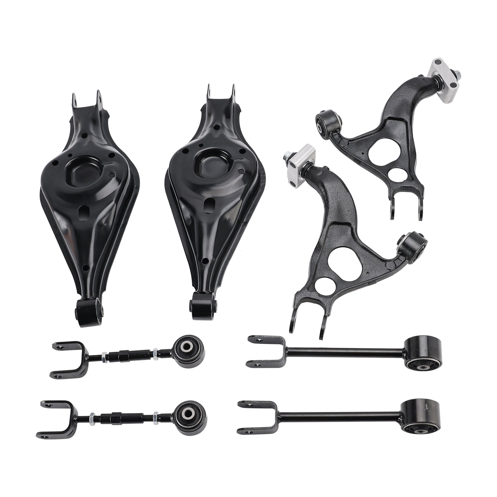 2013-2019 For Ford Police Interceptor Utility 8Pcs Rear Suspension Upper & Lower Control Arms 8A8Z5A649C