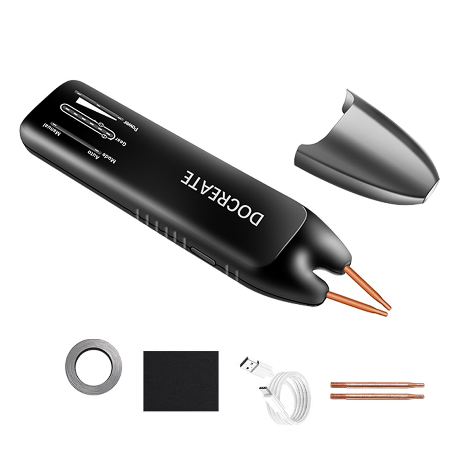 Mini soldador portátil por puntos, herramienta DIY, máquina de soldadura con batería, 11 engranajes ajustables