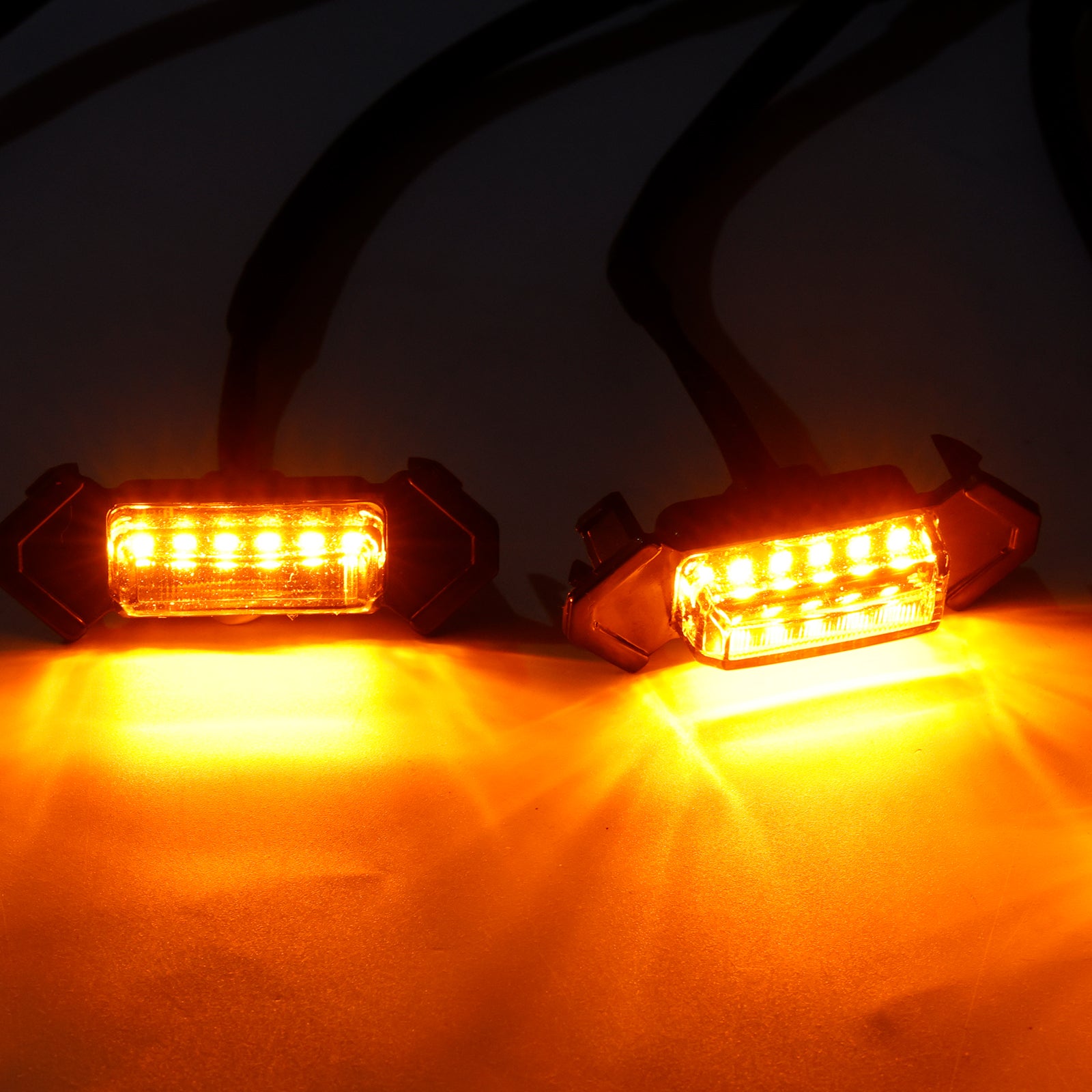 2016-2023 Toyota Tacoma Clear Lens Amber Amber Light Front Lad Light Kit