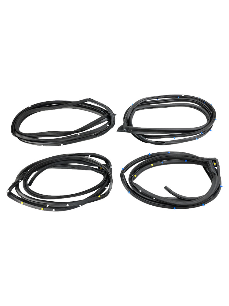 2006-2011 Honda Civic Door Weatherstrip Silence Opening Gasket 4pcs