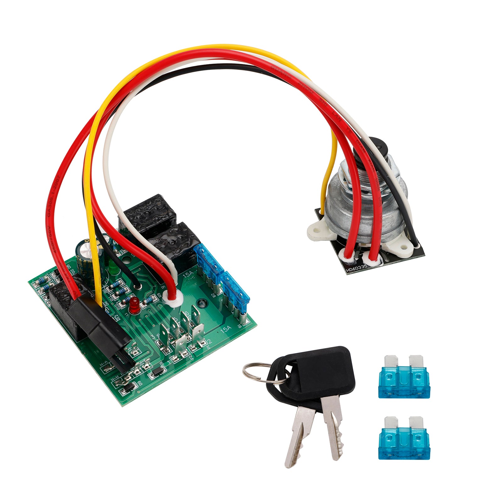 Module d'interrupteur d'allumage avec 2 touches AM136681 pour John Deere 325 335 345 355