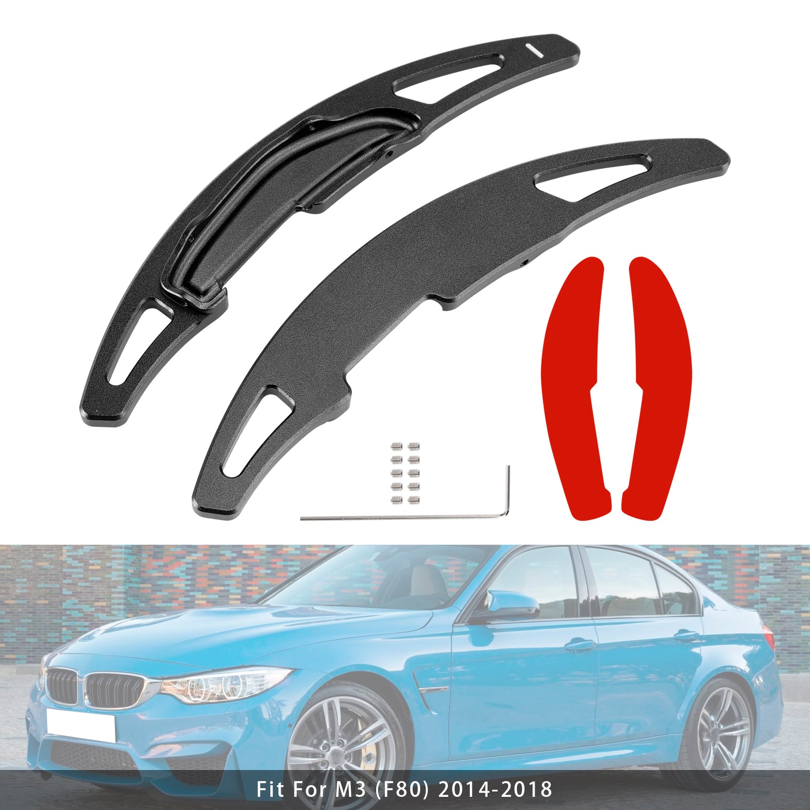 Ratthjulets skifterforlengelse for BMW M3 M4 x5m x6m aluminium