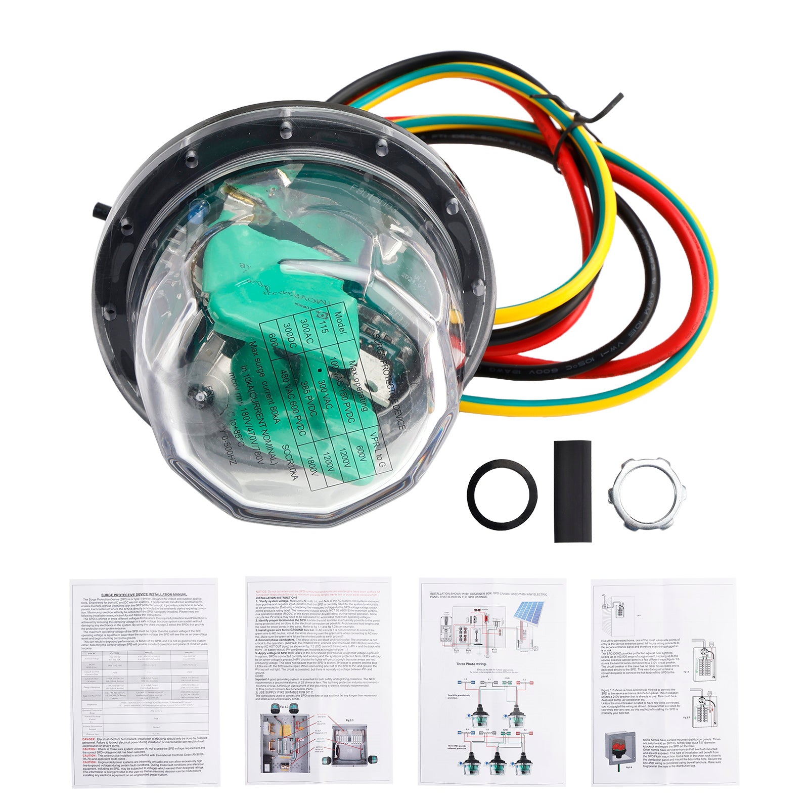 MNSPD-300-AC SOLAR SURGE PROTECTOR DE PROTECTOR 300VAC para Midnite Solar MNSPD-300-AC