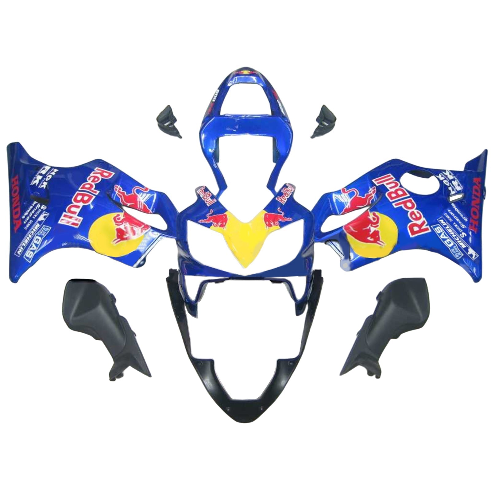 2001-2003 Honda CBR600 F4I Kit de camerage d'injection de carrosserie en plastique ABS # 101