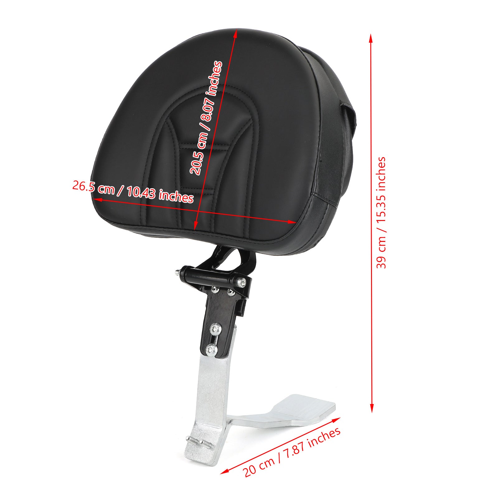 ATV Driver-ryggstøtte Fit for Can Am Spyder RT SE6 SM6 SE5 SM5 2008-2017