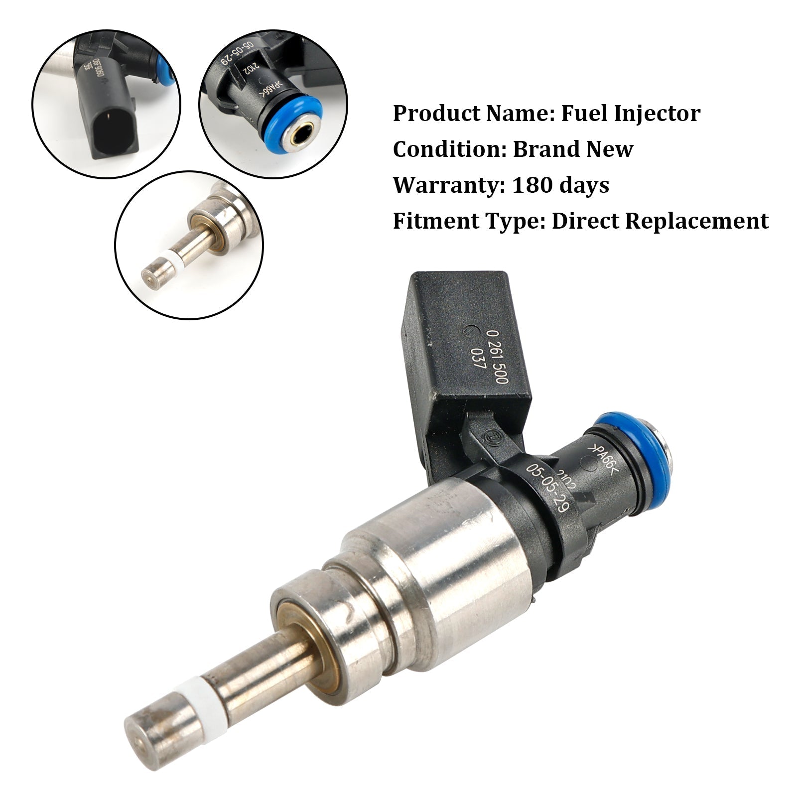 2009-2012 Audi Q5 3.2L V6 1PCS Injecteur de carburant 06E906036F 0261500037