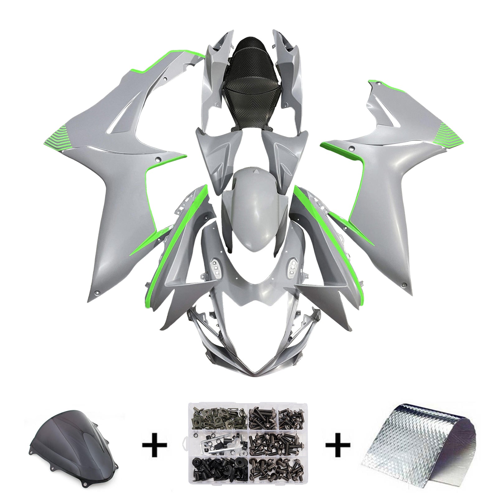 Kit de carénage d'injection carrosserie plastique ABS pour Suzuki GSXR 600/750 2011-2025 K11