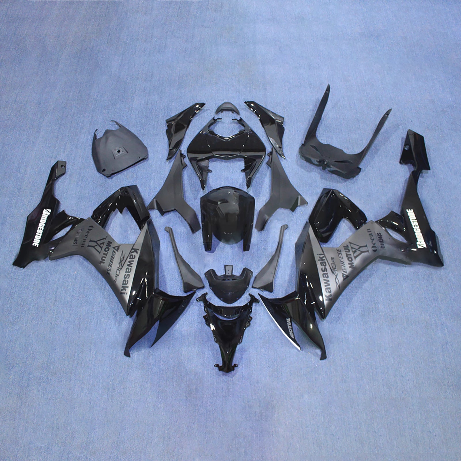 Kit carenatura iniezione carrozzeria in plastica ABS adatta per Kawasaki ZX10R 2008-2010