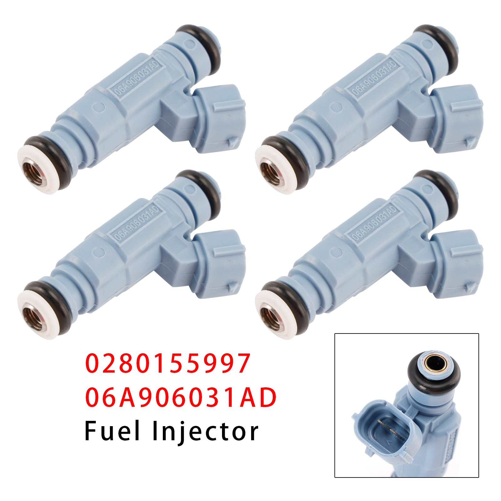 Injecteur de carburant pour VW Audi Seat Skoda 0280155997, 4 pièces