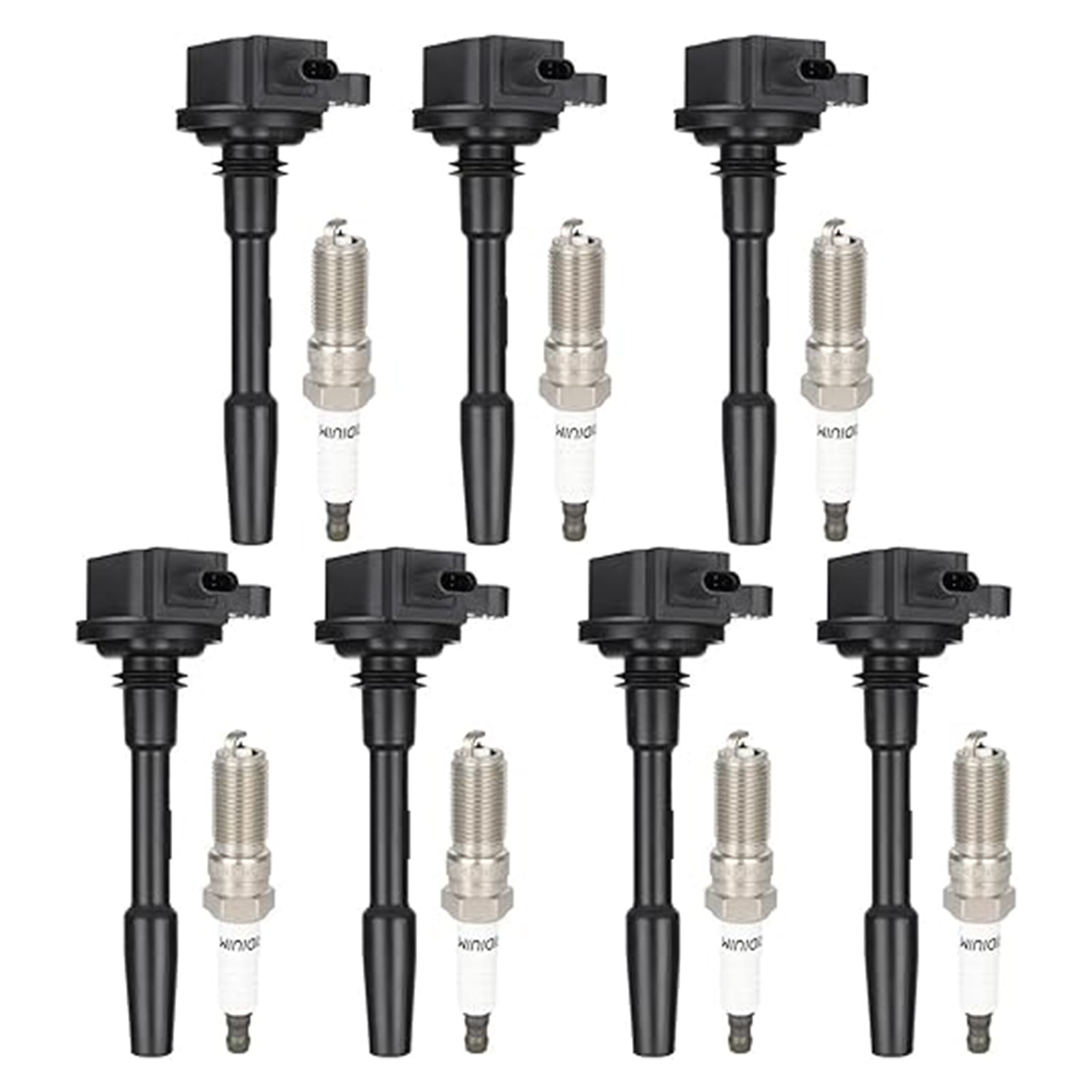 UF835 UF869 7x Ignition Coils Spark Plugs For Ford F-150 2018-2021 V8 5.0L