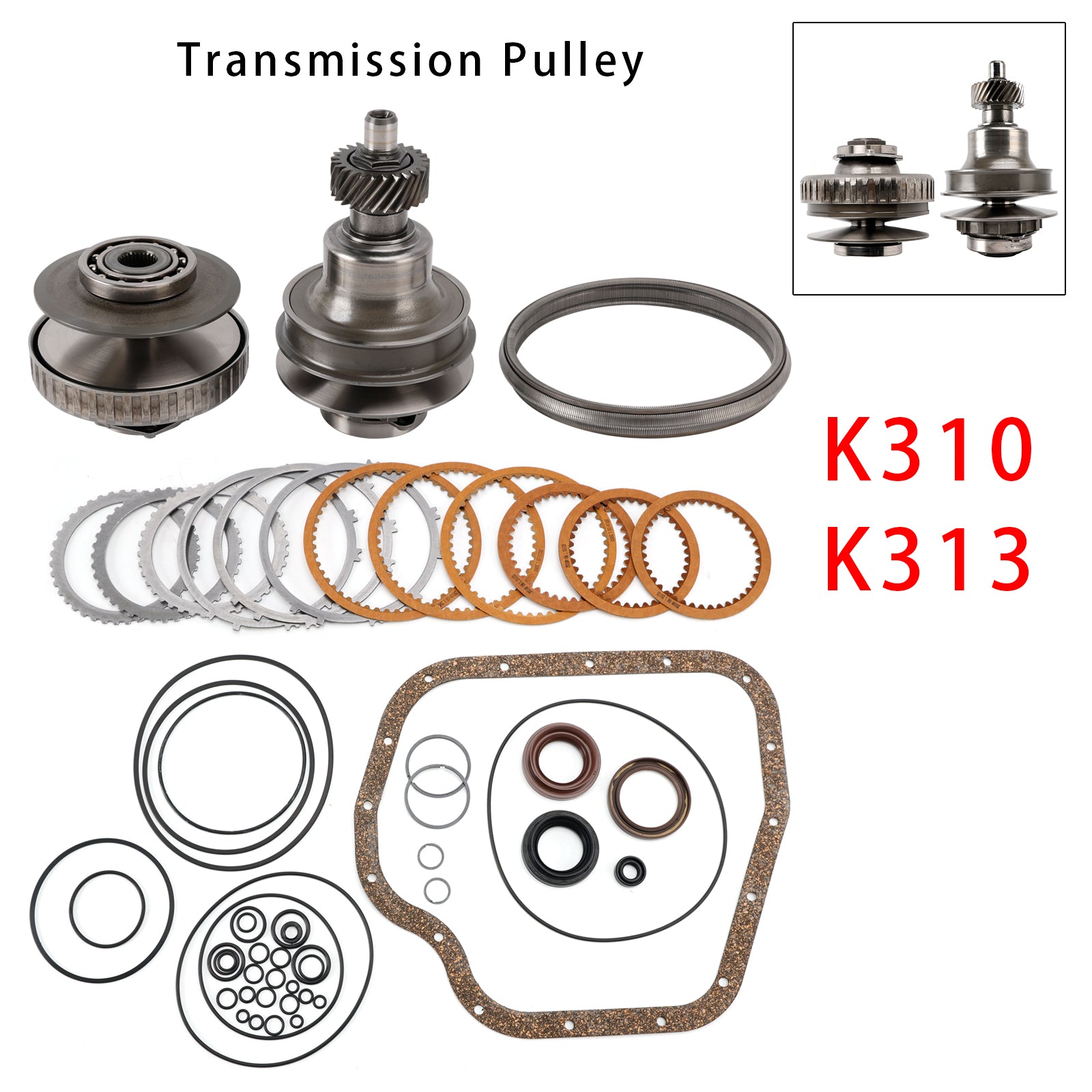 2014-ON Toyota COROLLA 1.8L 2.0L CVT Transmission Pulley Set With Belt Chain K310 K313