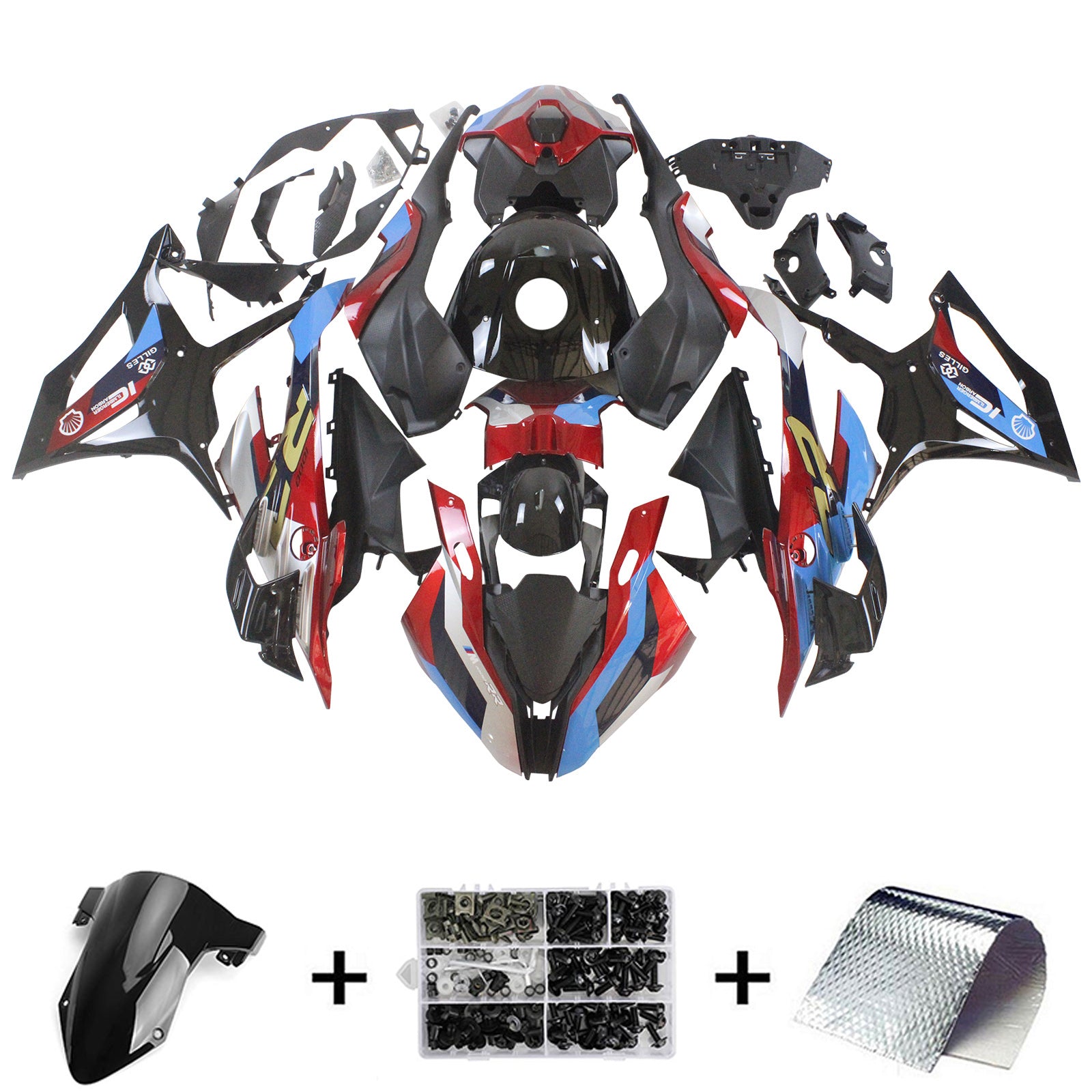 2023-2024 BMW S1000RR Injectiekuipset Carrosserie Kunststof ABS