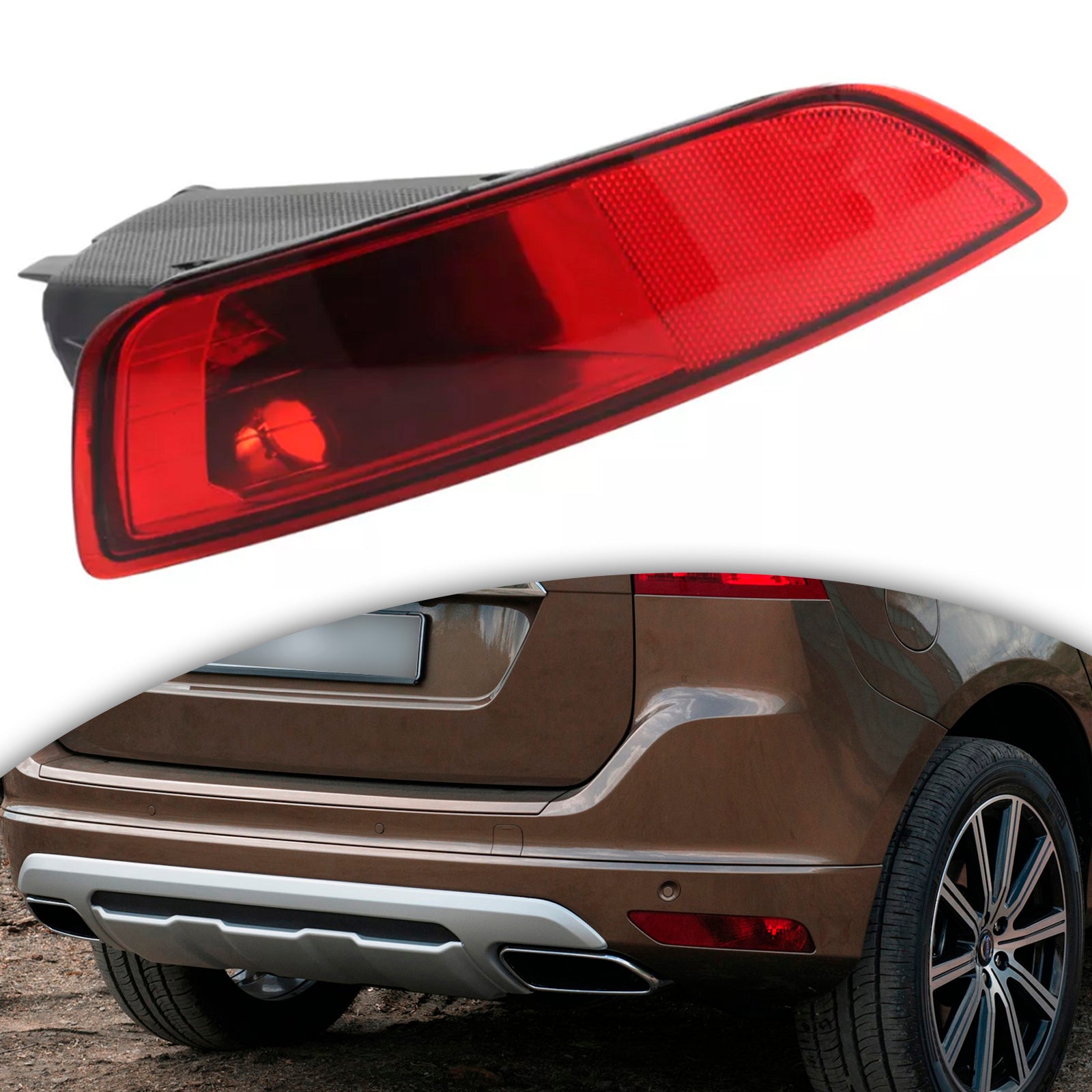 2008-2013 Volvo XC60 Høyre bakfanger tåke Lyslampe Reflektor 30763323