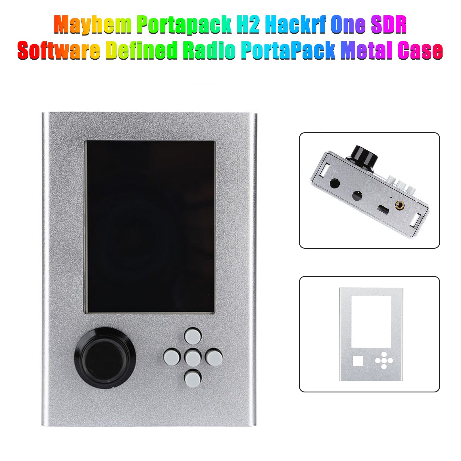 Oppgradert Hackrf One V1.7.3 Portapack H2 1MHz-6GHZ SDR-programvare definert trådløs