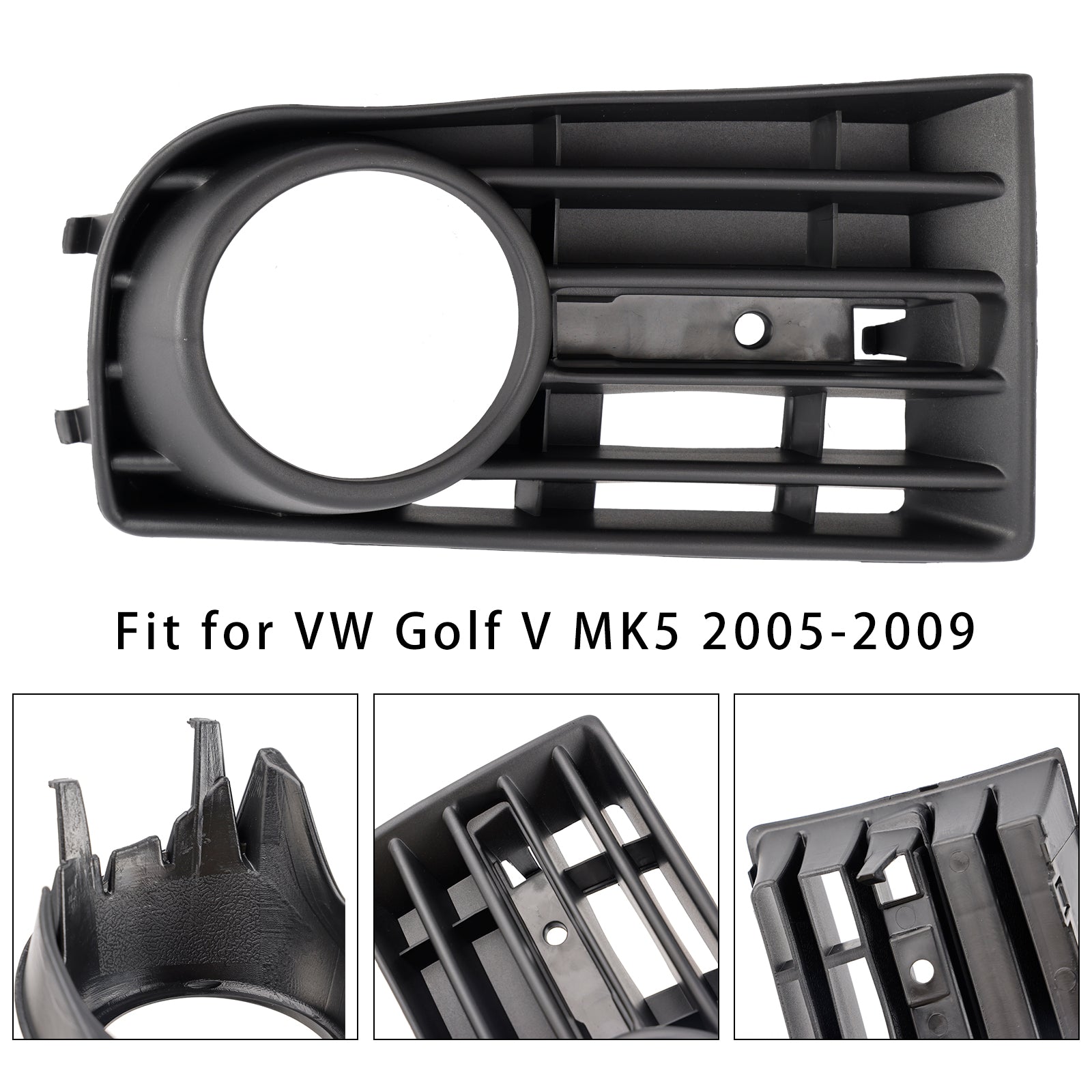 2005-2009 VW Golf V MK5 Rechtsvoor Bumper Grille Mistlamp Grill 1K0853666B