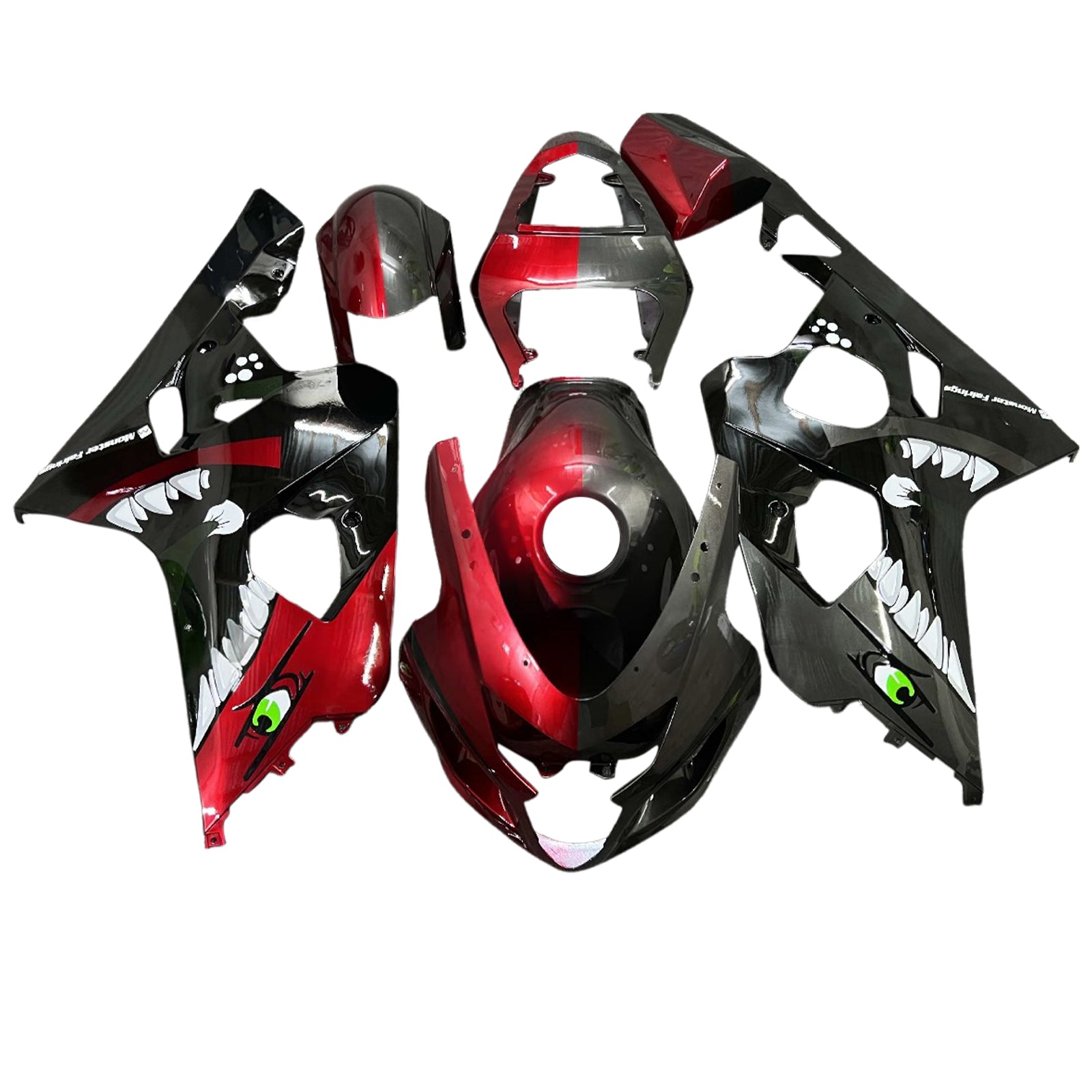 Kit de carenagem injeção Absos de plástico para Suzuki GSXR 600/750 2004-2005 K4