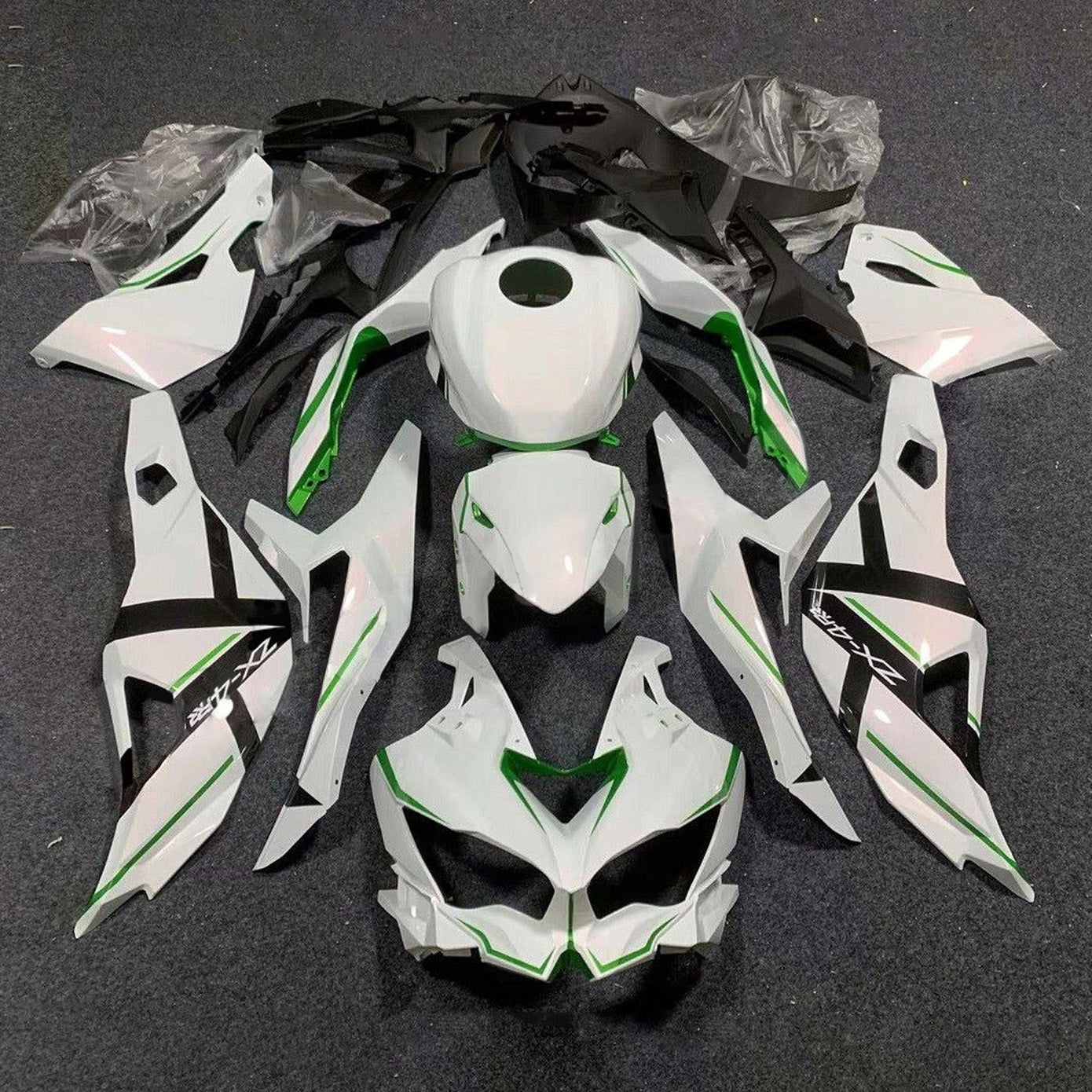 2019-2025 Kawasaki Ninja ZX-25R Amotopart Injection Fairing Kit Bodywork ABS #104