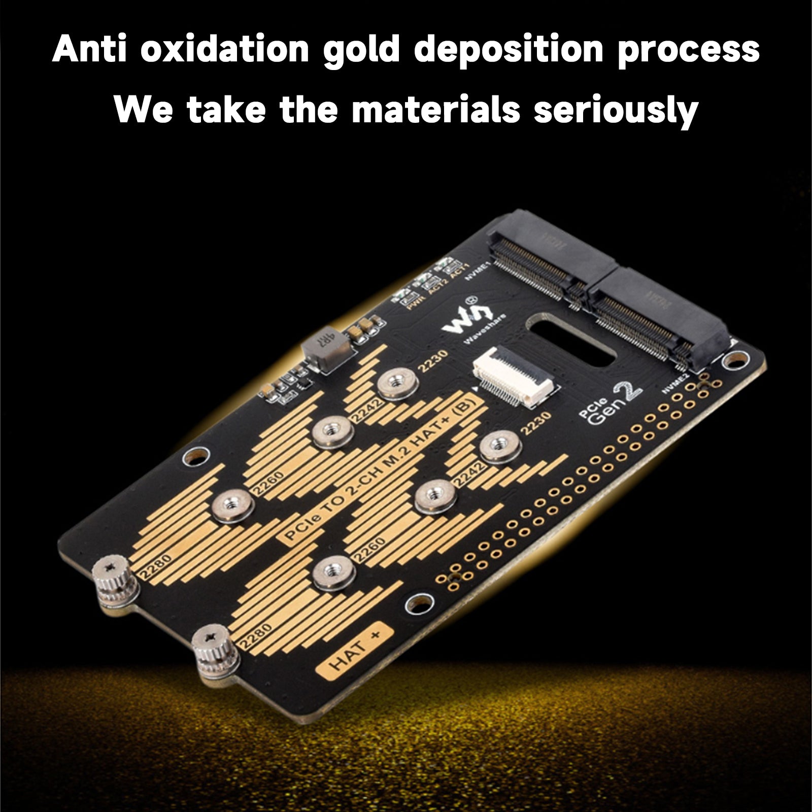 Raspberry Pi 5 PCIe Dual Channel Rotary Board NVME protokol Dual M.2 Tvrdý disk