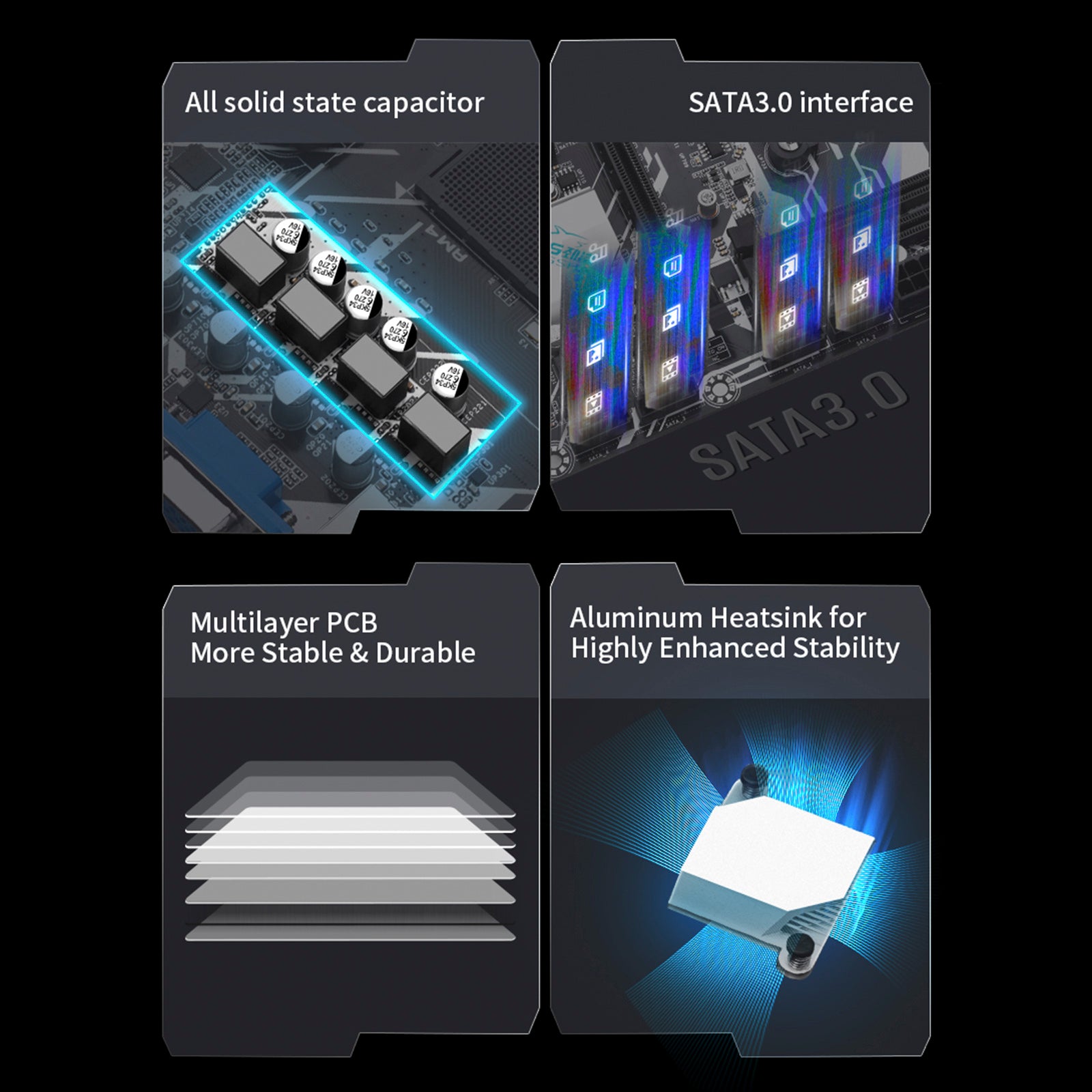 A320M-K Computer Moederbord AMD Socket AM4 CPU Ondersteuning NVME Gigabit Netwerkkaart