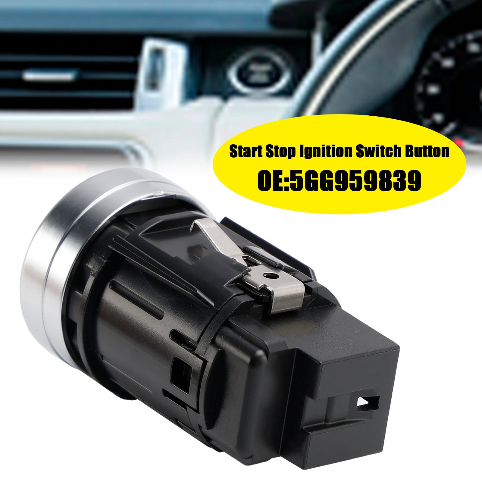 2013-2017 VW Volkswagen Golf & GTI & e-Golf & Golf Sportwagen Start Stop Contactslotknop 5GG959839 voor