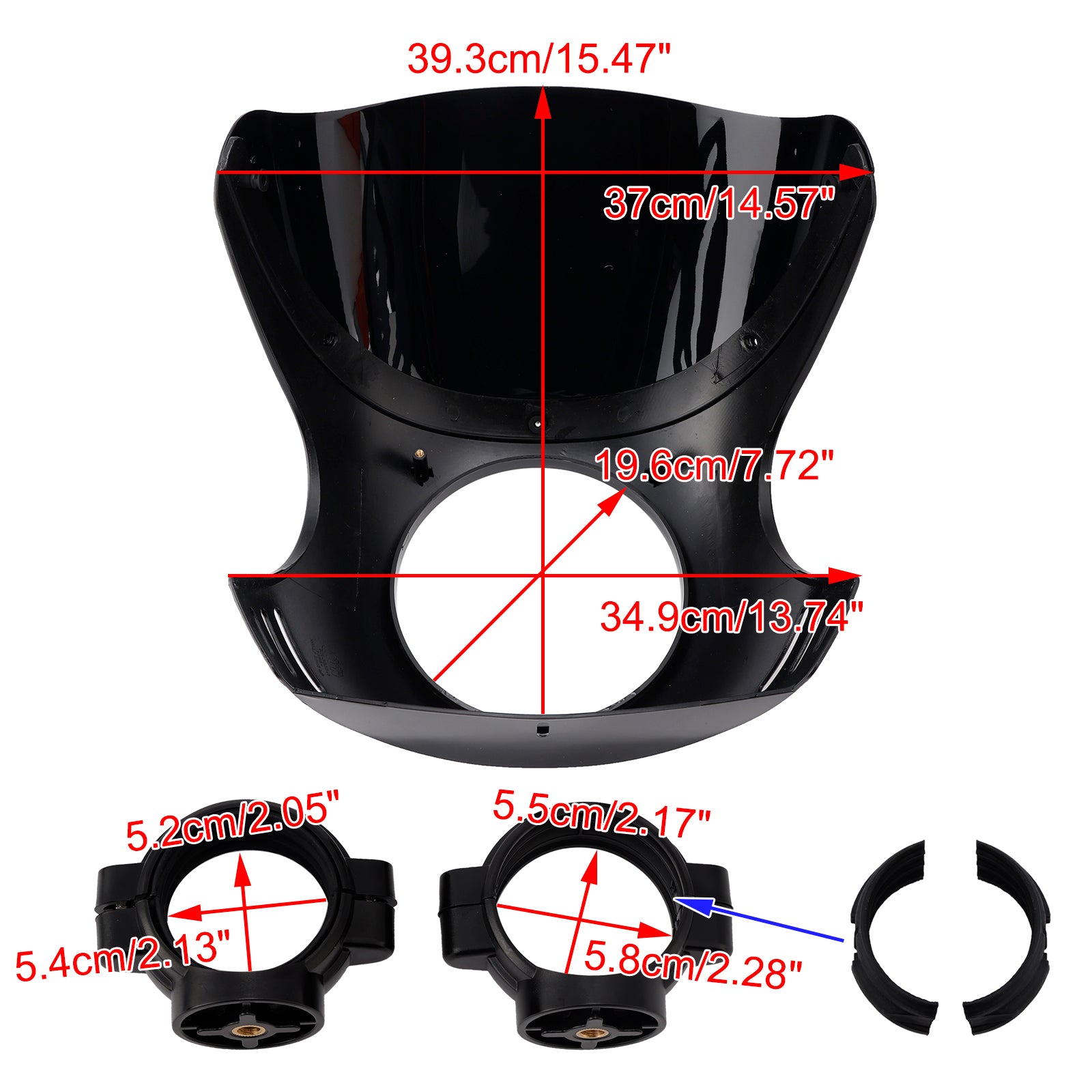 Windshield WindScreen fit for BMW R NINE T 2014-2024