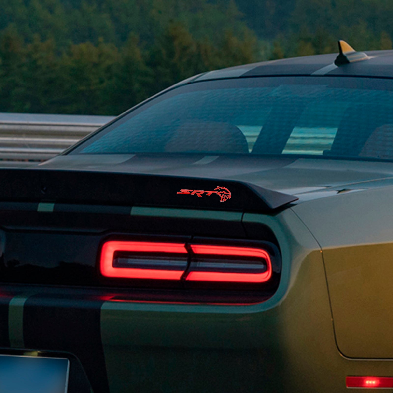 Dodge Durango Charger Challenger Back Tailgate Srt Hellcat Decal Emblem