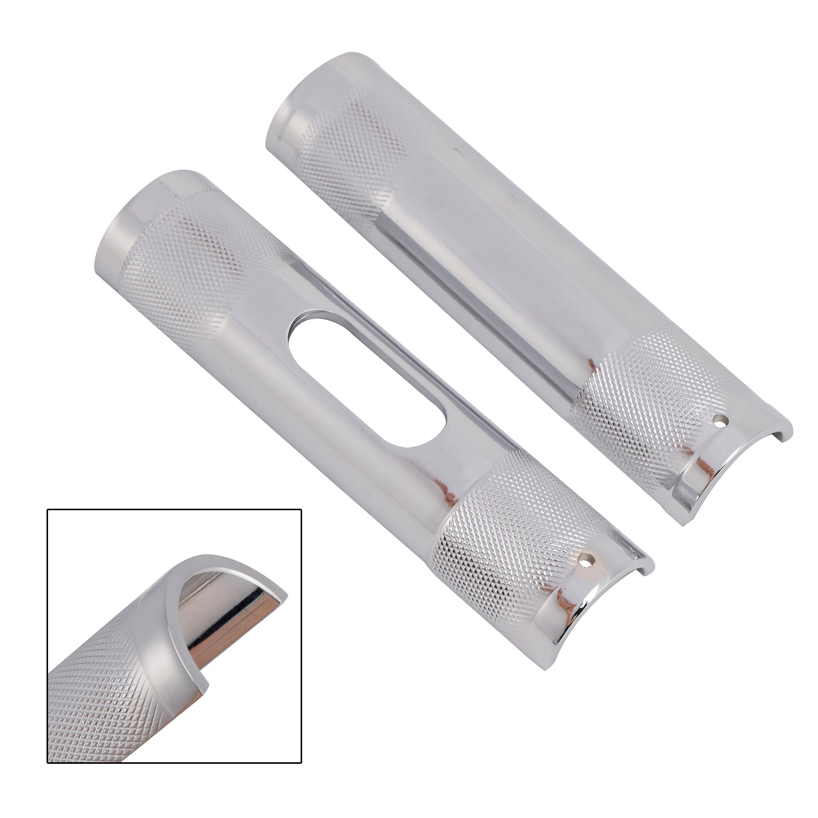 Handlebar Diameter Riser Adapter 1" To 1.25" Chrome For Road Glide Road King