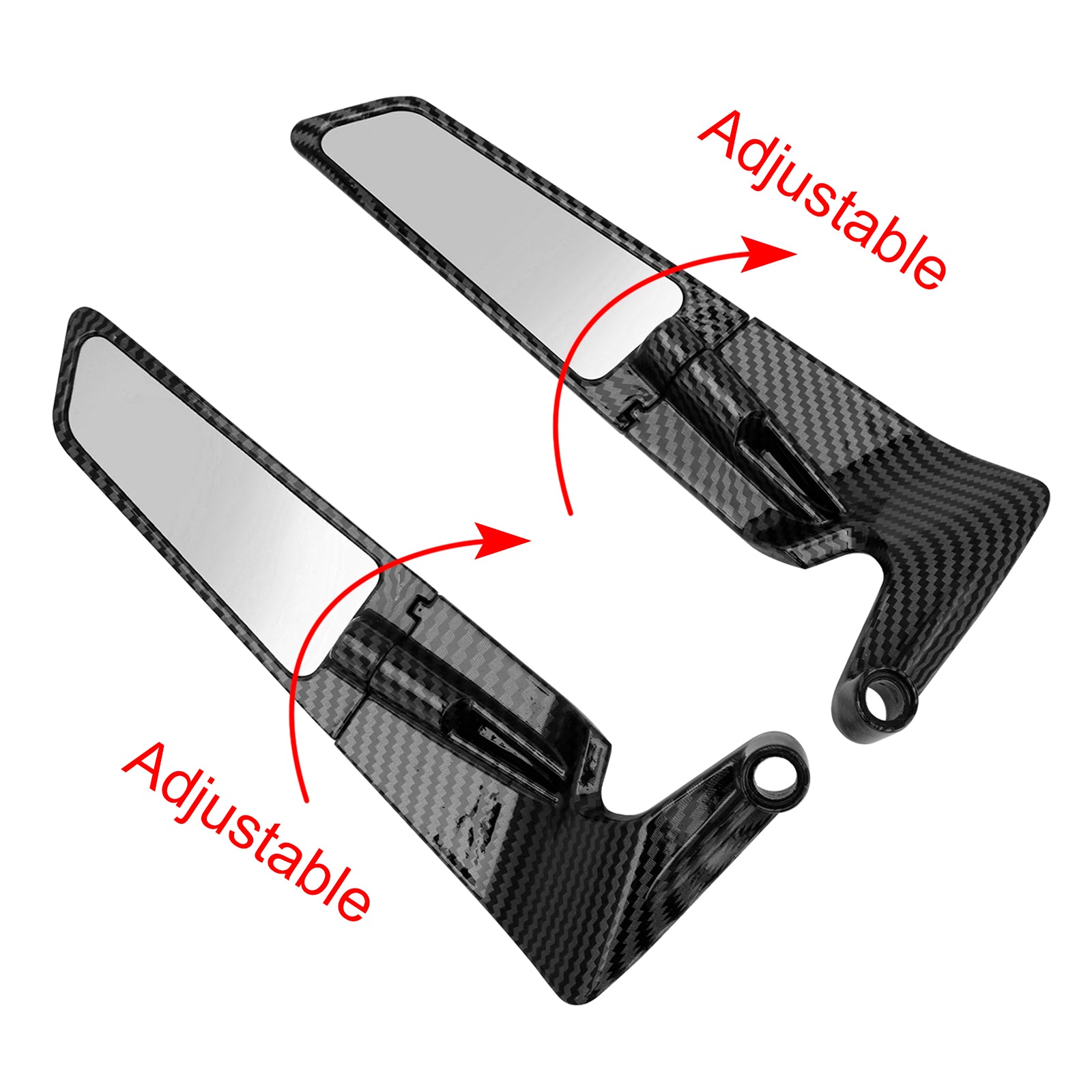 Aluminum Pair Winglet Mirrors For MV Agusta Brutale 800 / 1000 / RR 2013-2023