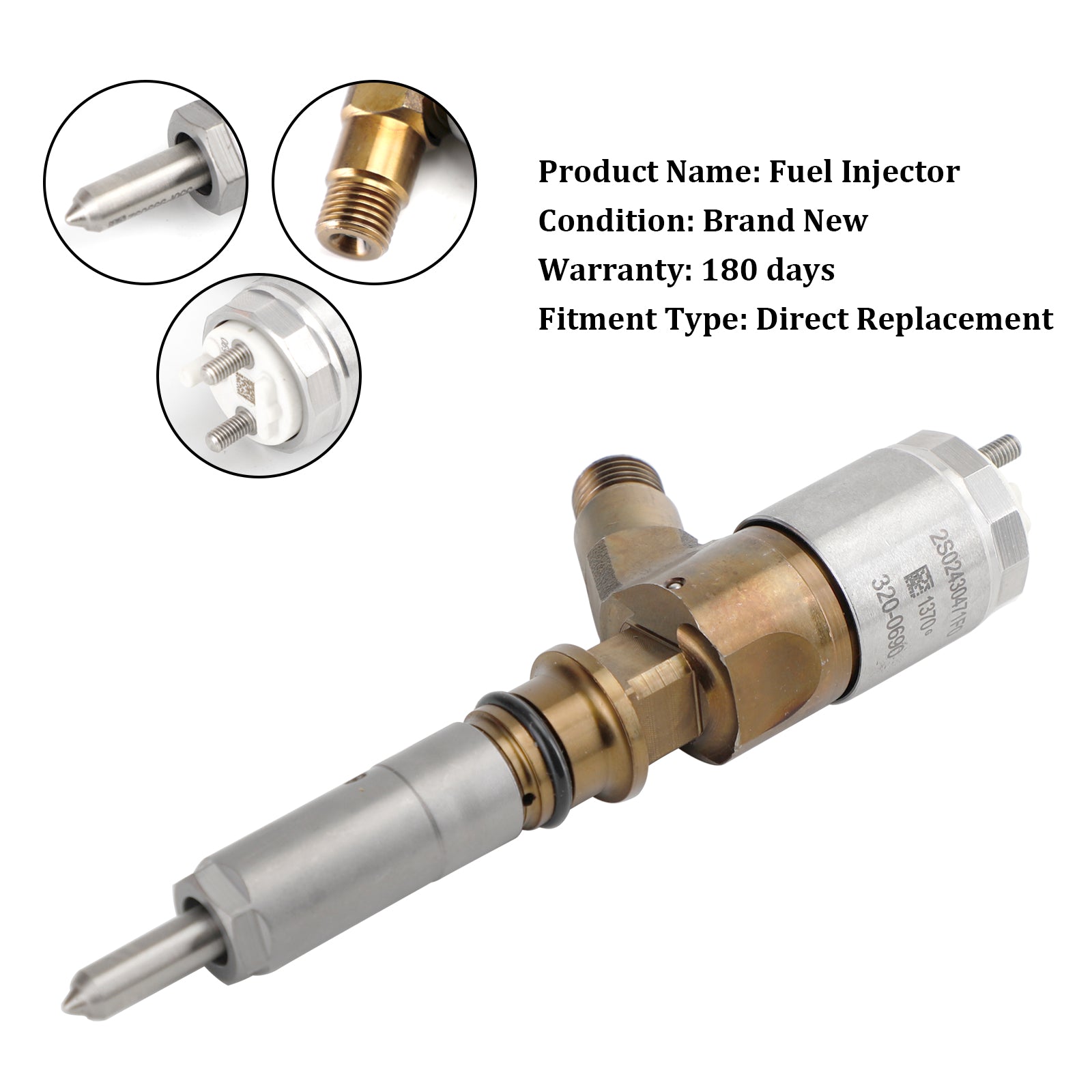 1PS-bränsleinsprutning 2645A749 Fit Caterpillar Perkins C6.6 Fit Cat 320-0690
