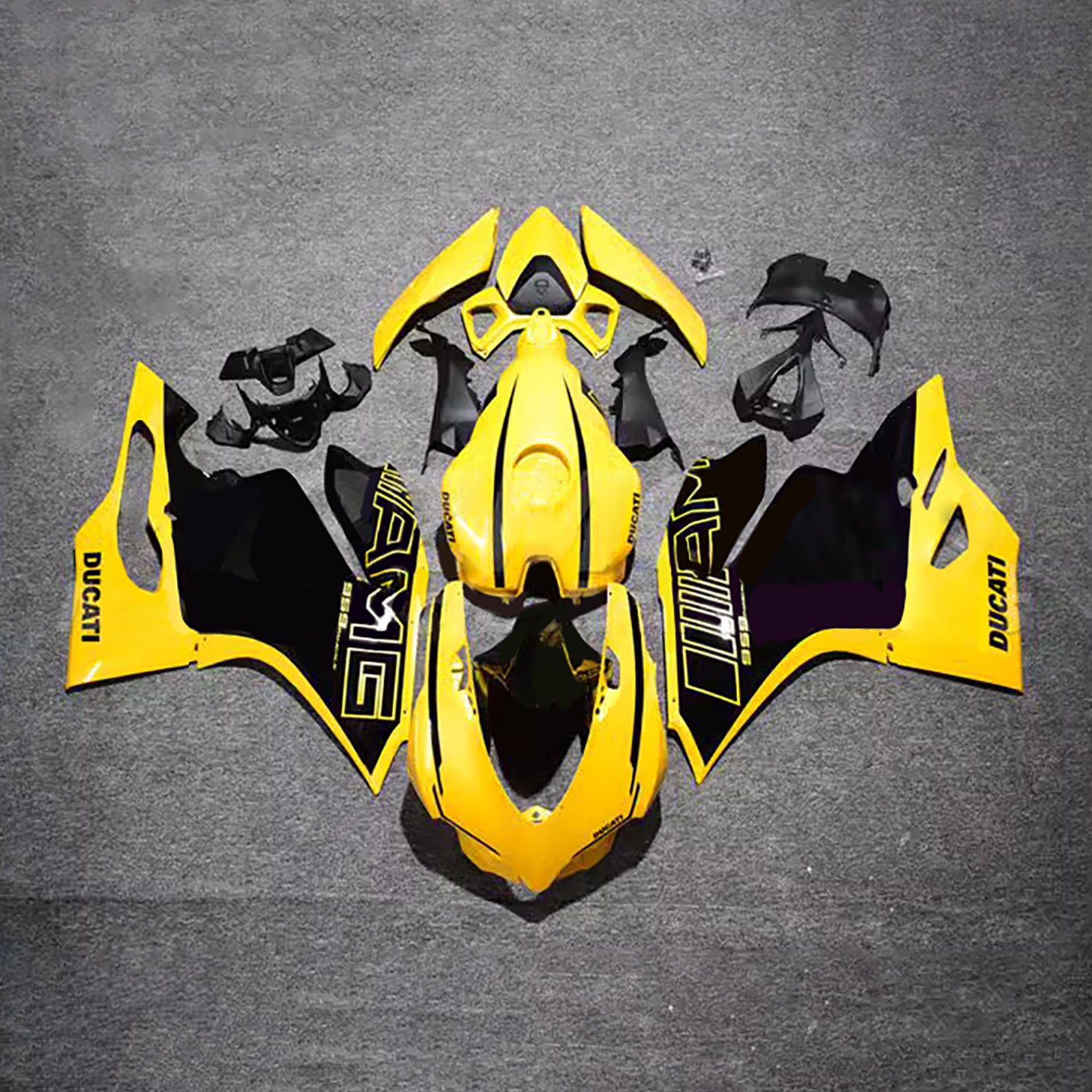 2012-2015 Ducati 1199 Injeksjon Fairing Kit Bodywork Plast Abs
