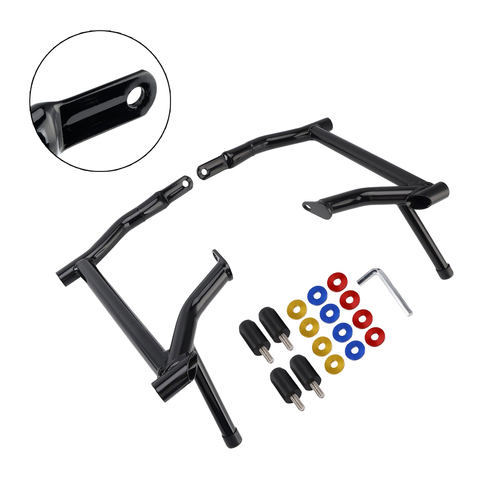 2014-2023 Road Glides Street Glide Road Glide FLHT FLHX Zadeltasbeschermer Crash Bar Framebeschermer Bumper Zwart