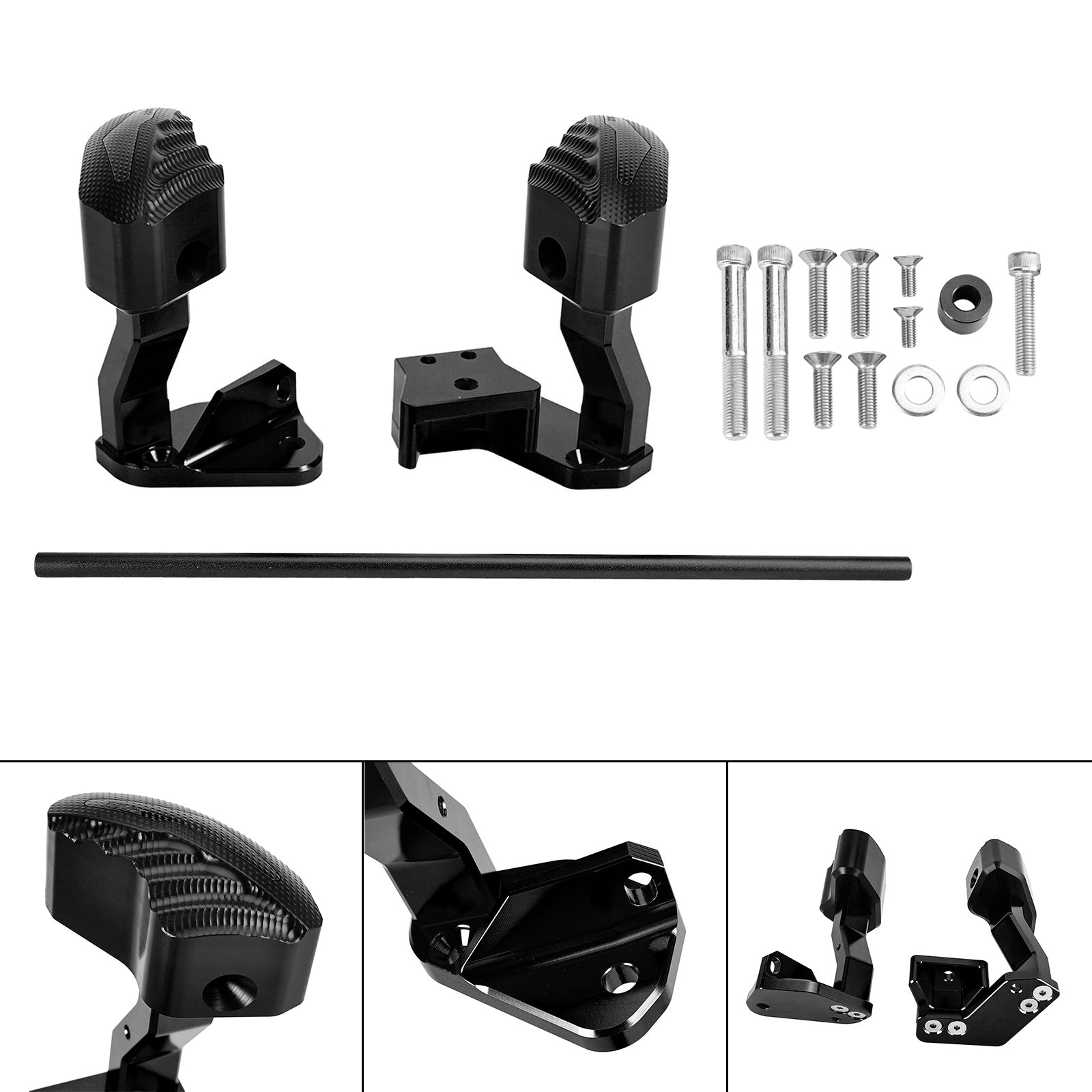 Protector Motor Crash Bunds Pads Slider Voor Suzuki Gsxr1300 Hayabusa 21-23 Zilver