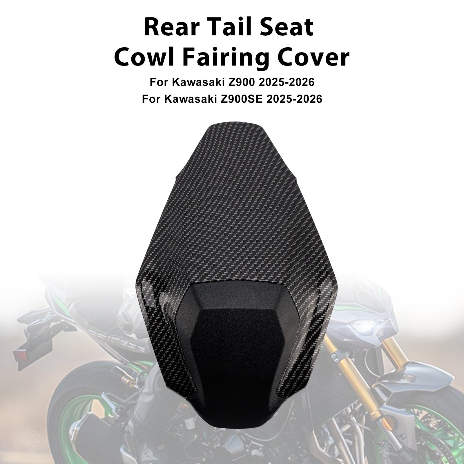 Rear Tail Seat Cowl Fairing Cover For Kawasaki Z900 Z900SE 2025-2026