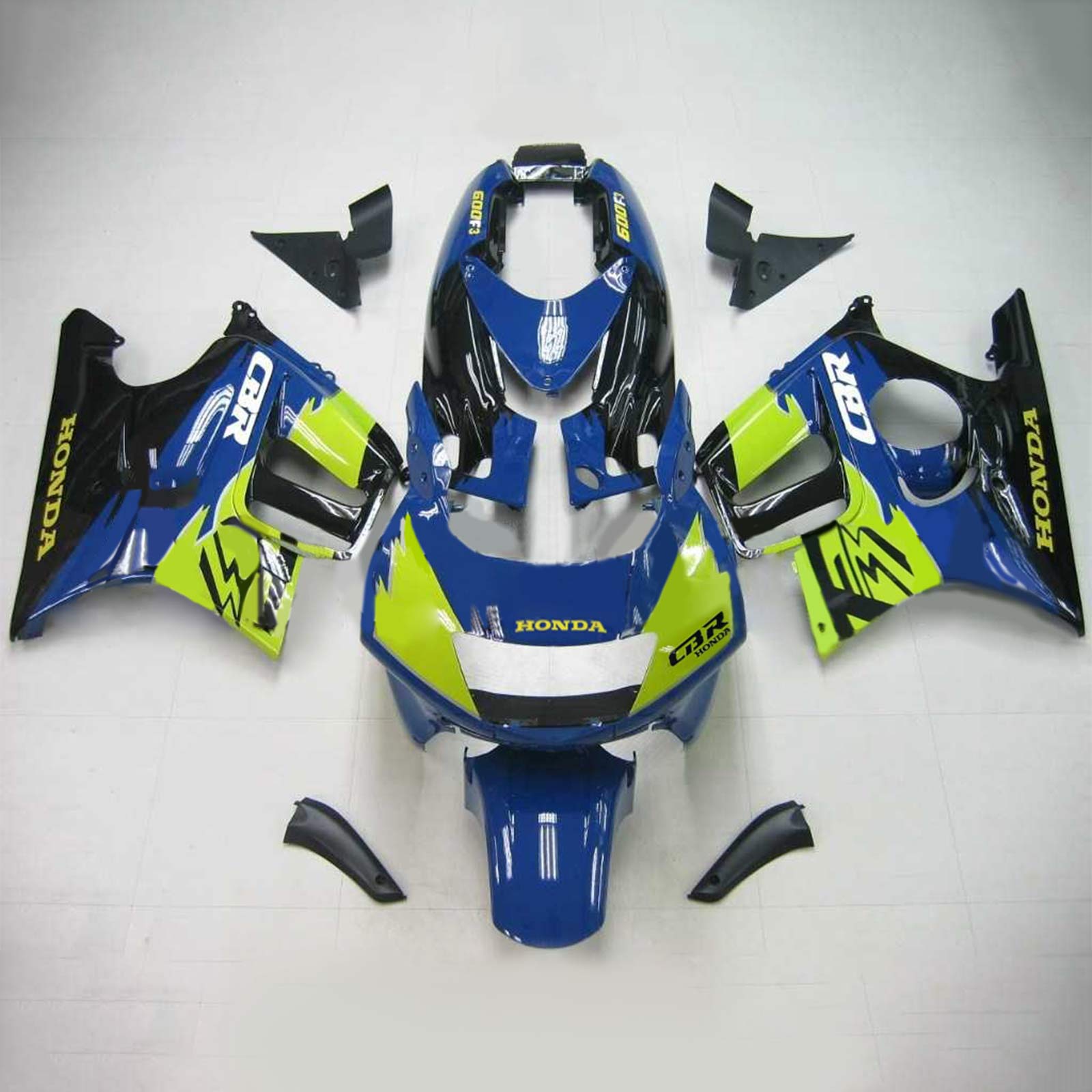 1995-1996 HONDA CBR600 F3 AMOTOPT INFEÇÃO KIT DE FAFORMAÇÃO BODYWORK ABS #102