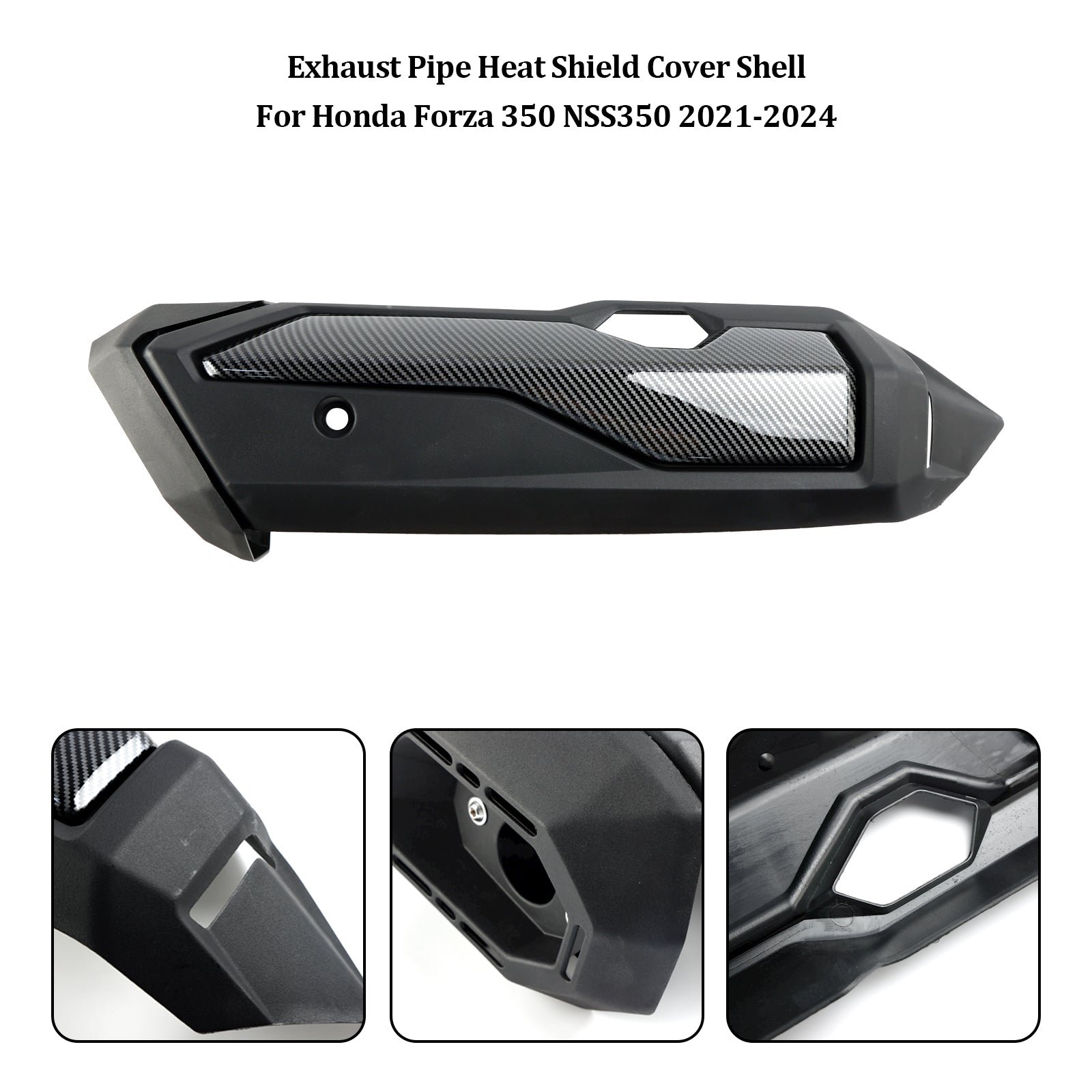 2021-2024 Honda Forza 350 NSS350 Uitlaatpijp Hitteschild Cover Shell