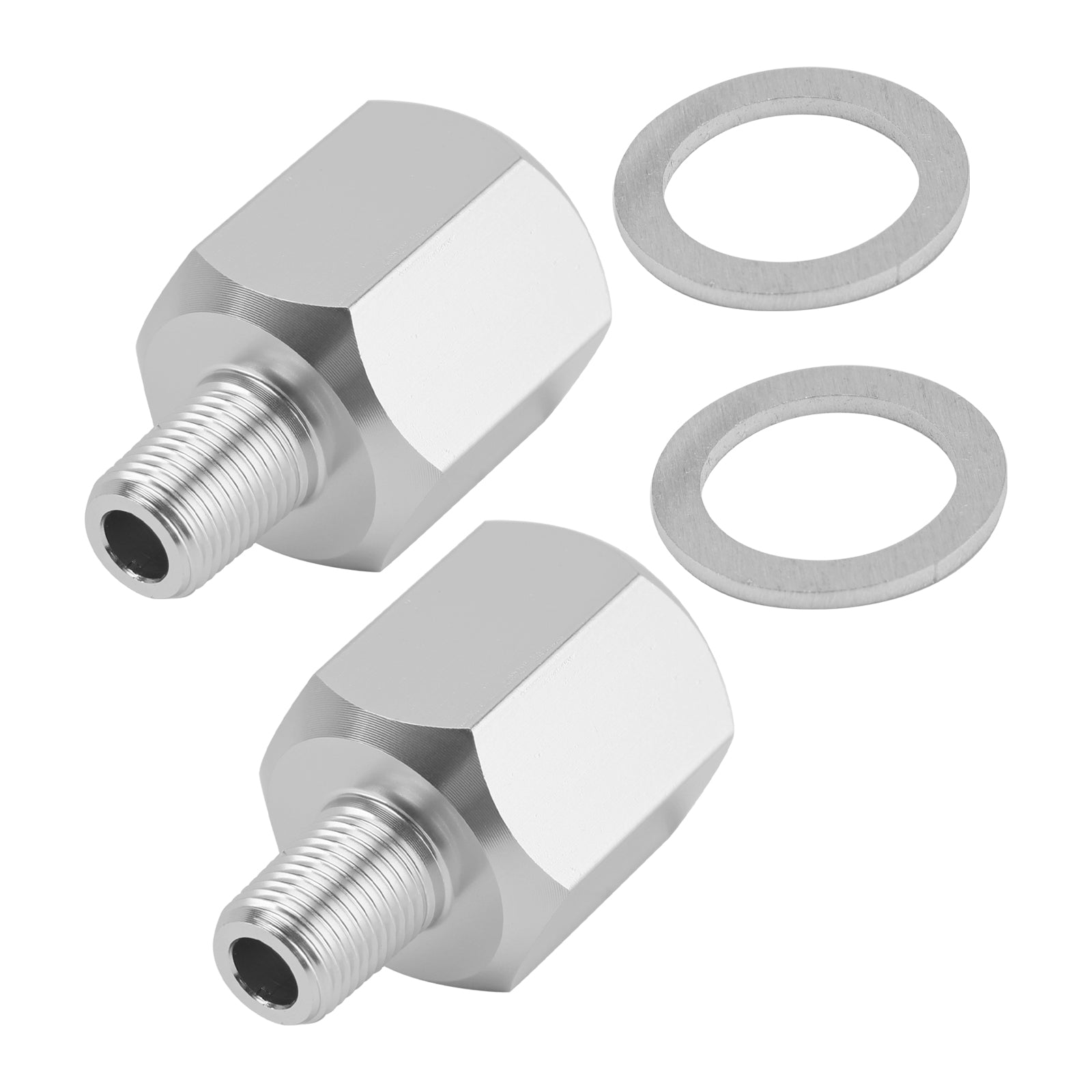 Adaptateur de capteur de pression d'huile, 2x 1/8NPT mâle à M16-1.5 femelle, connecteur fileté