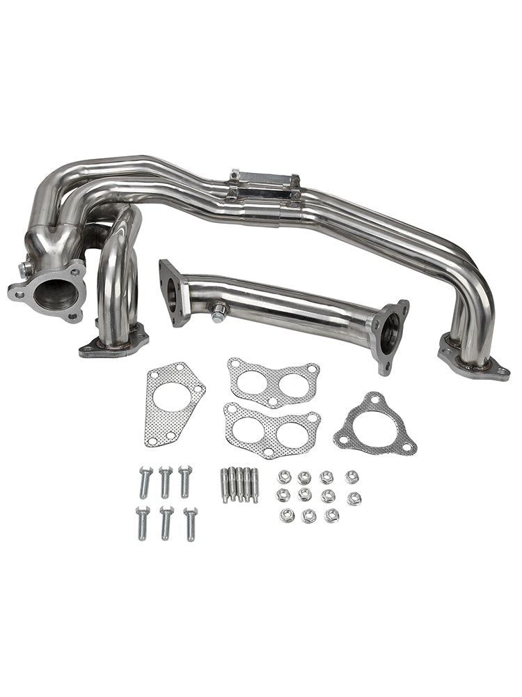 Cabeçalho de escape FIT IMPREZA WRX/STI GDB GG EJ20/EJ25 02-06 Aço inoxidável